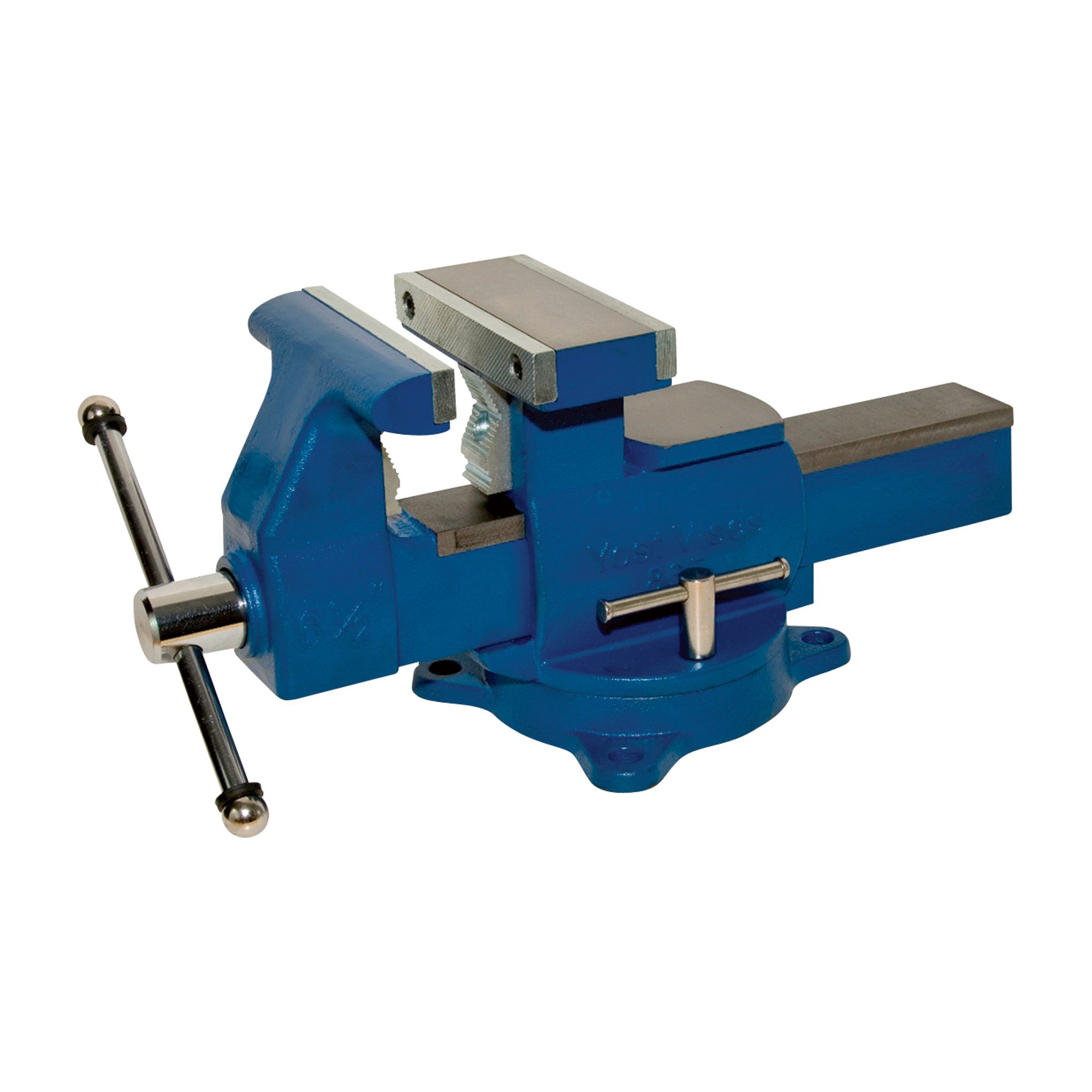 Yost Multipurpose Mechanic's Reversible Swivel Base Vise — 6 1/2in. Jaw, Model# 865-DI