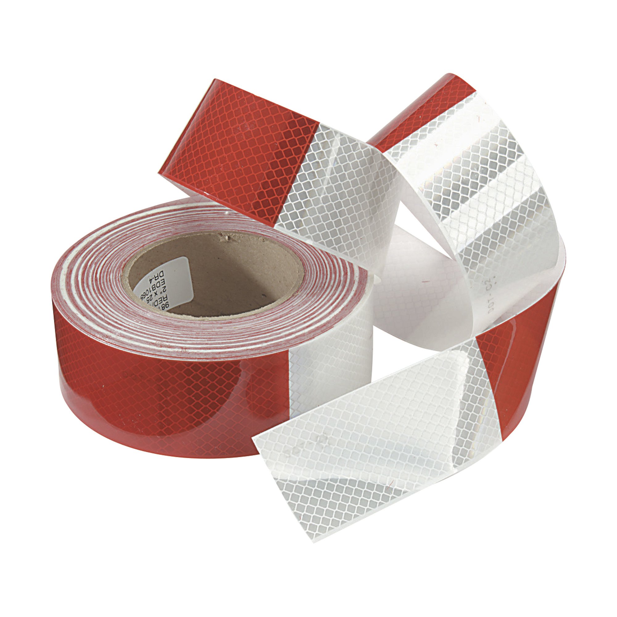 3M Scotchlite Red & White Conspicuity DOT Tape — Model# 06398