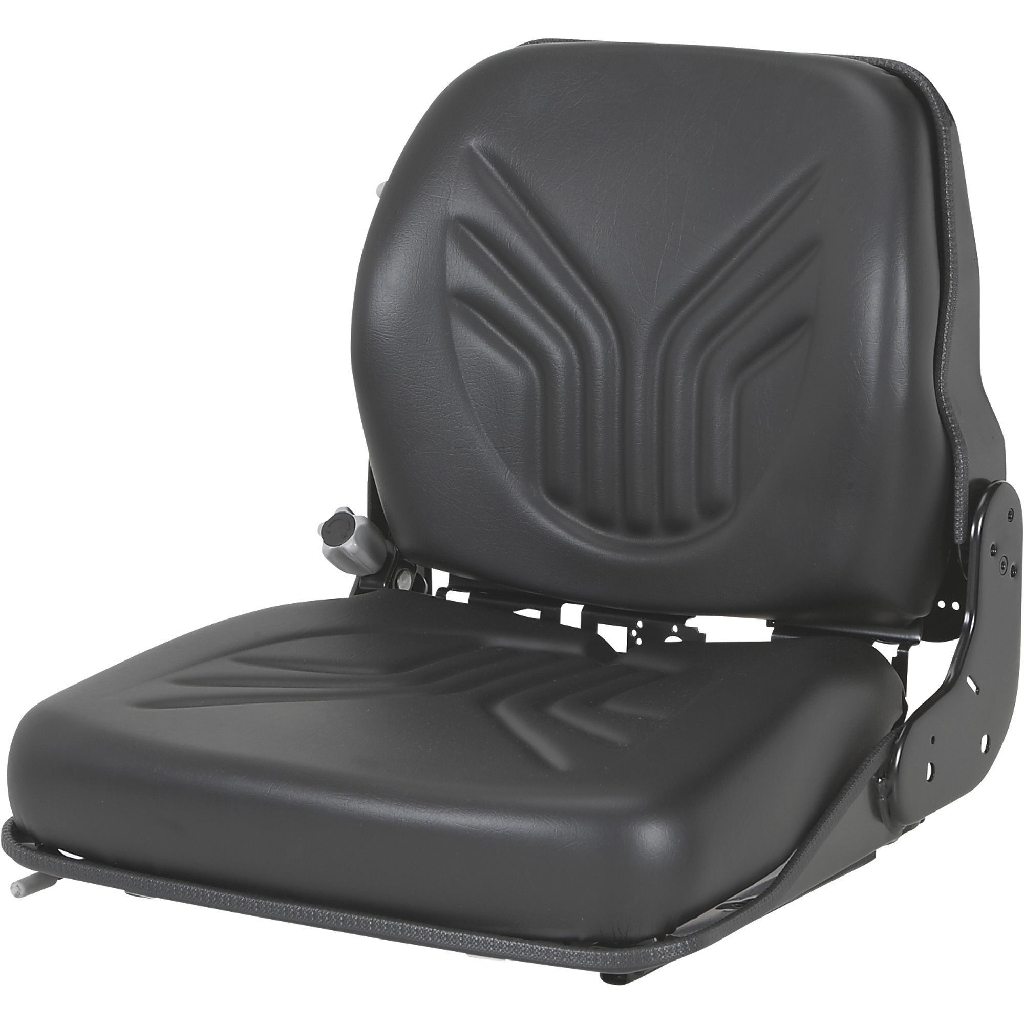 K&M Grammer Bucket Seat with Integrated Suspension, Black, Model# 8074 ...