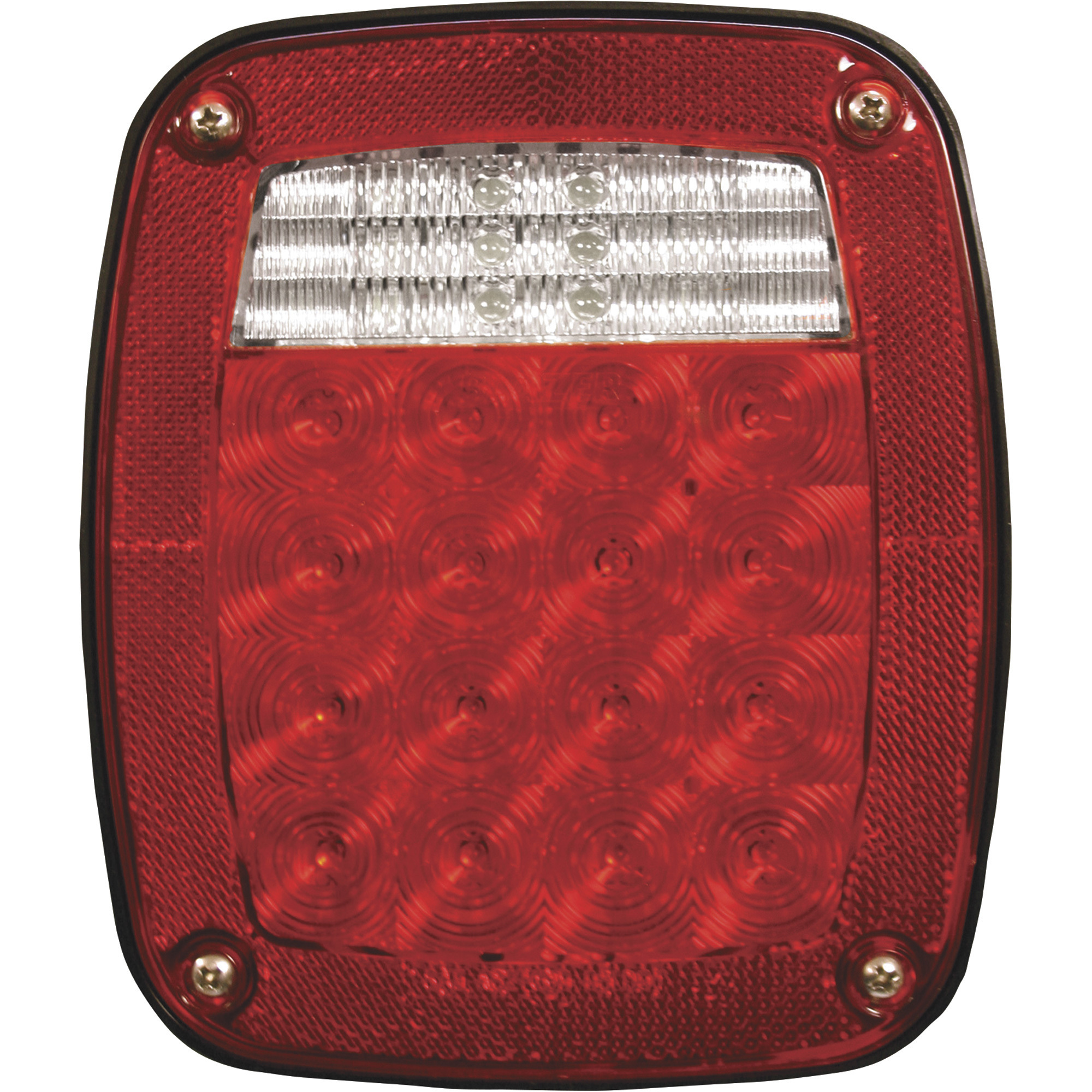 Hopkins Towing Solutions LED Universal Combination Stop/Tail/Turn Light  with Back Up — Red, Model# C599SWTM