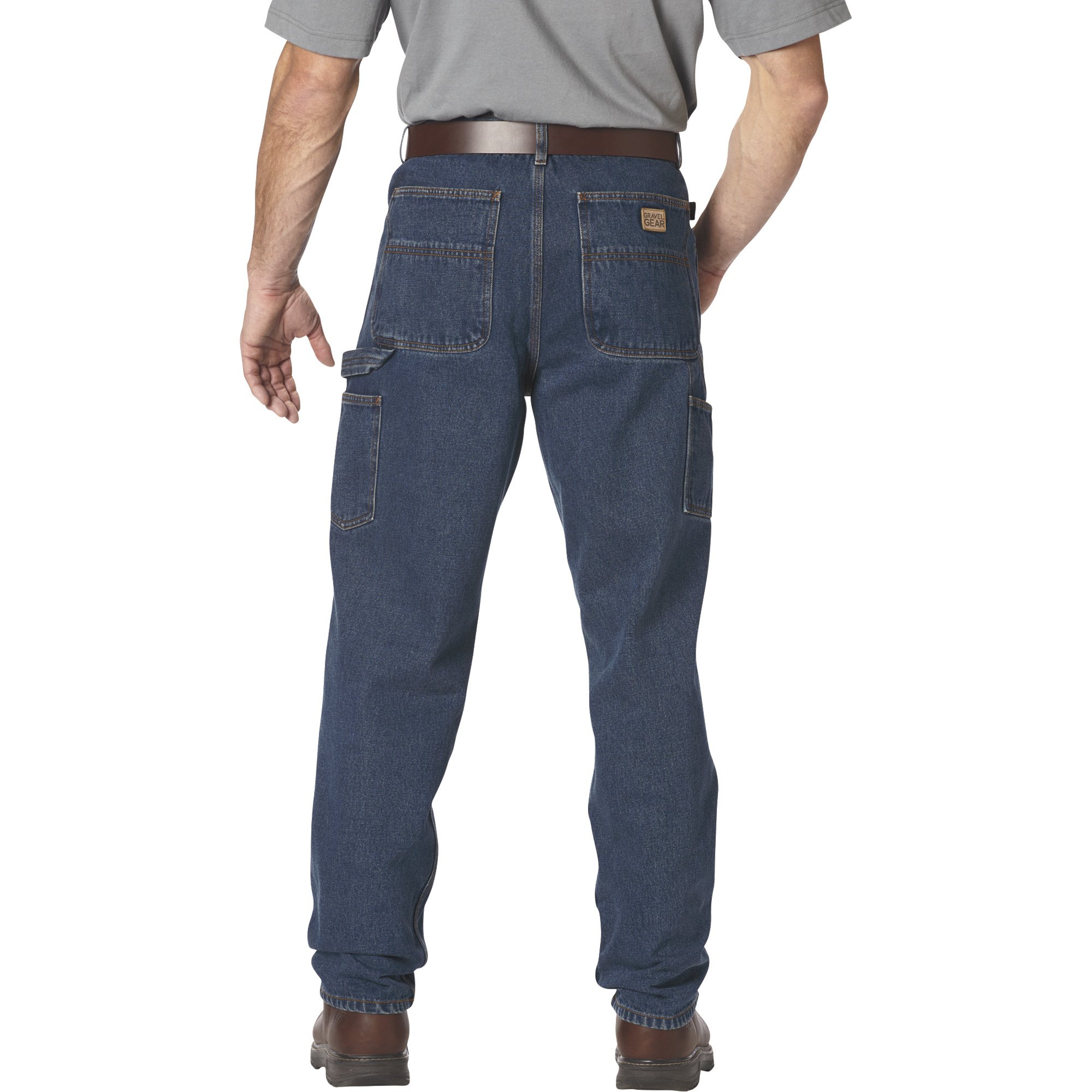 Gravel Gear Men's 13.75-Oz. Denim Carpenter Work Jeans