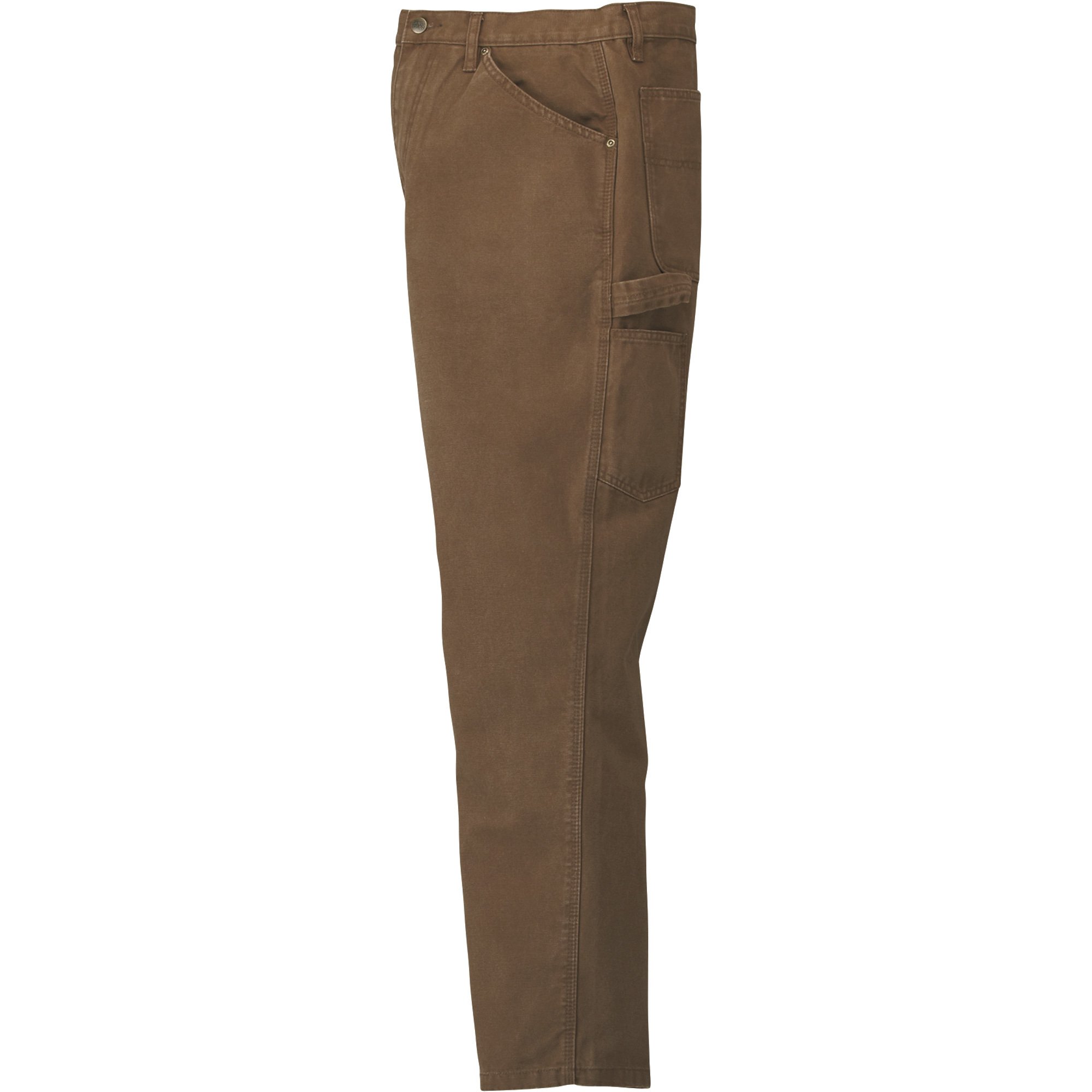 Gravel Gear Men's 12-oz. Duck Carpenter Work Pants — Dark Brown