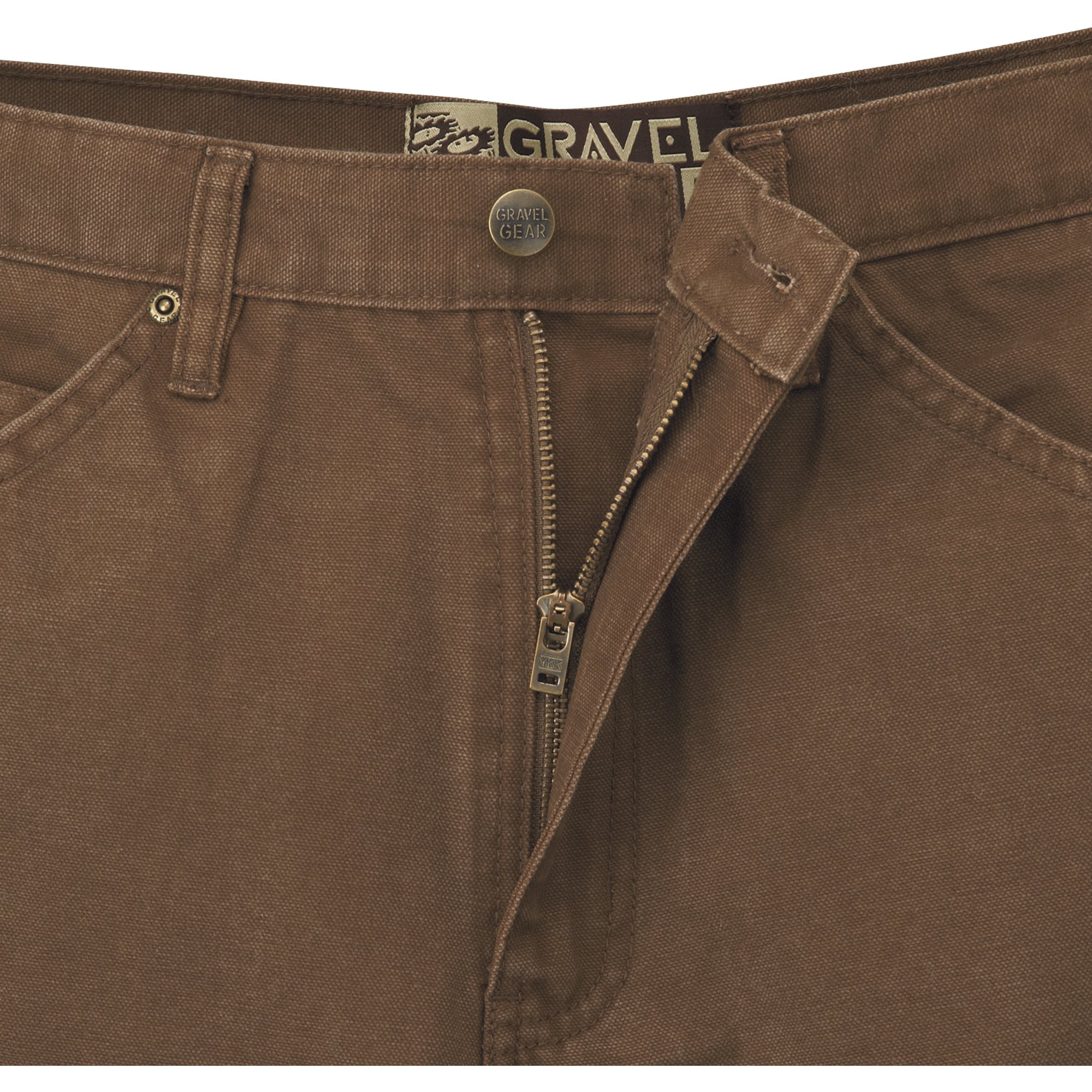 Gravel Gear Men's 12-oz. Duck Carpenter Work Pants — Dark Brown