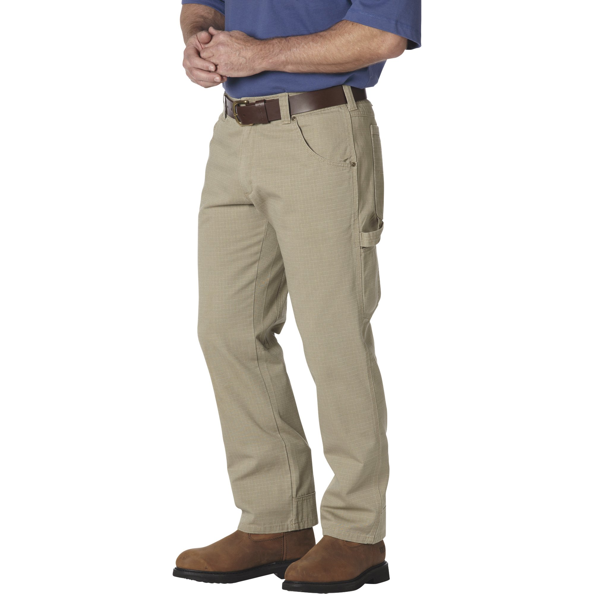 Gravel Gear Men's Cotton Ripstop Carpenter Pants with Teflon Fabric ...