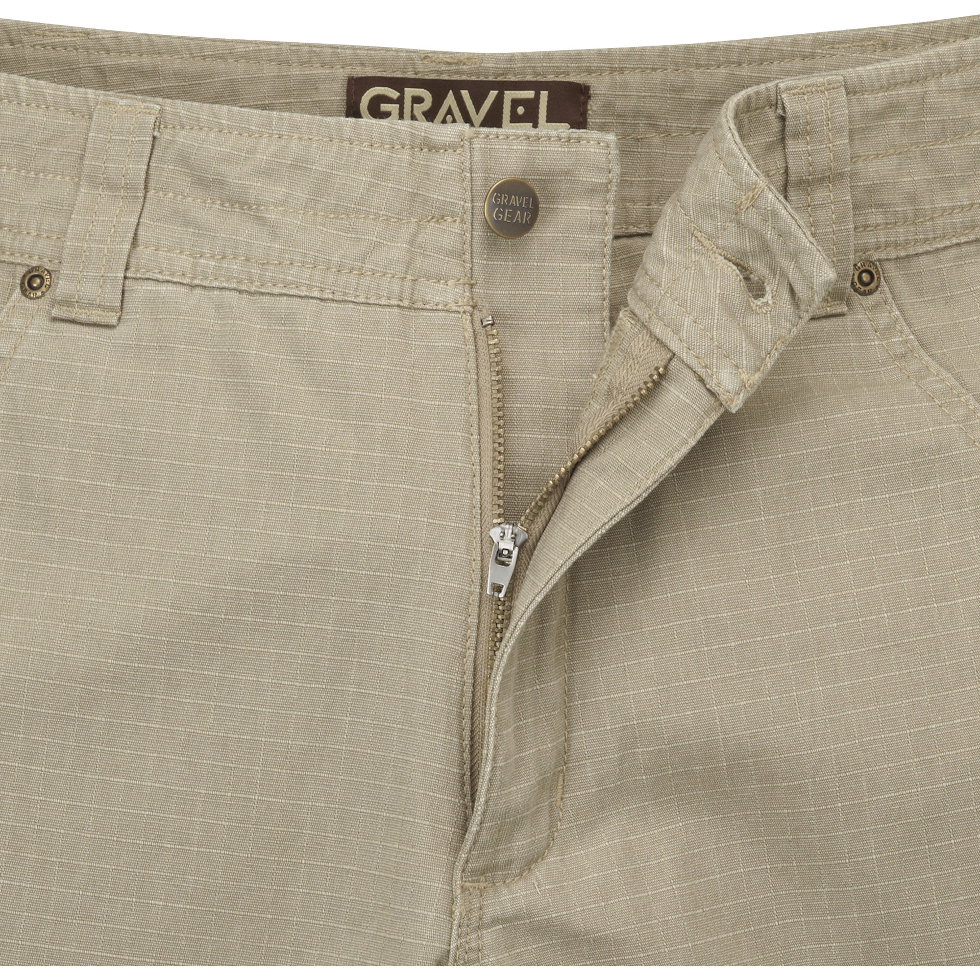 Gravel Gear Men's Cotton Ripstop Carpenter Pants with Teflon