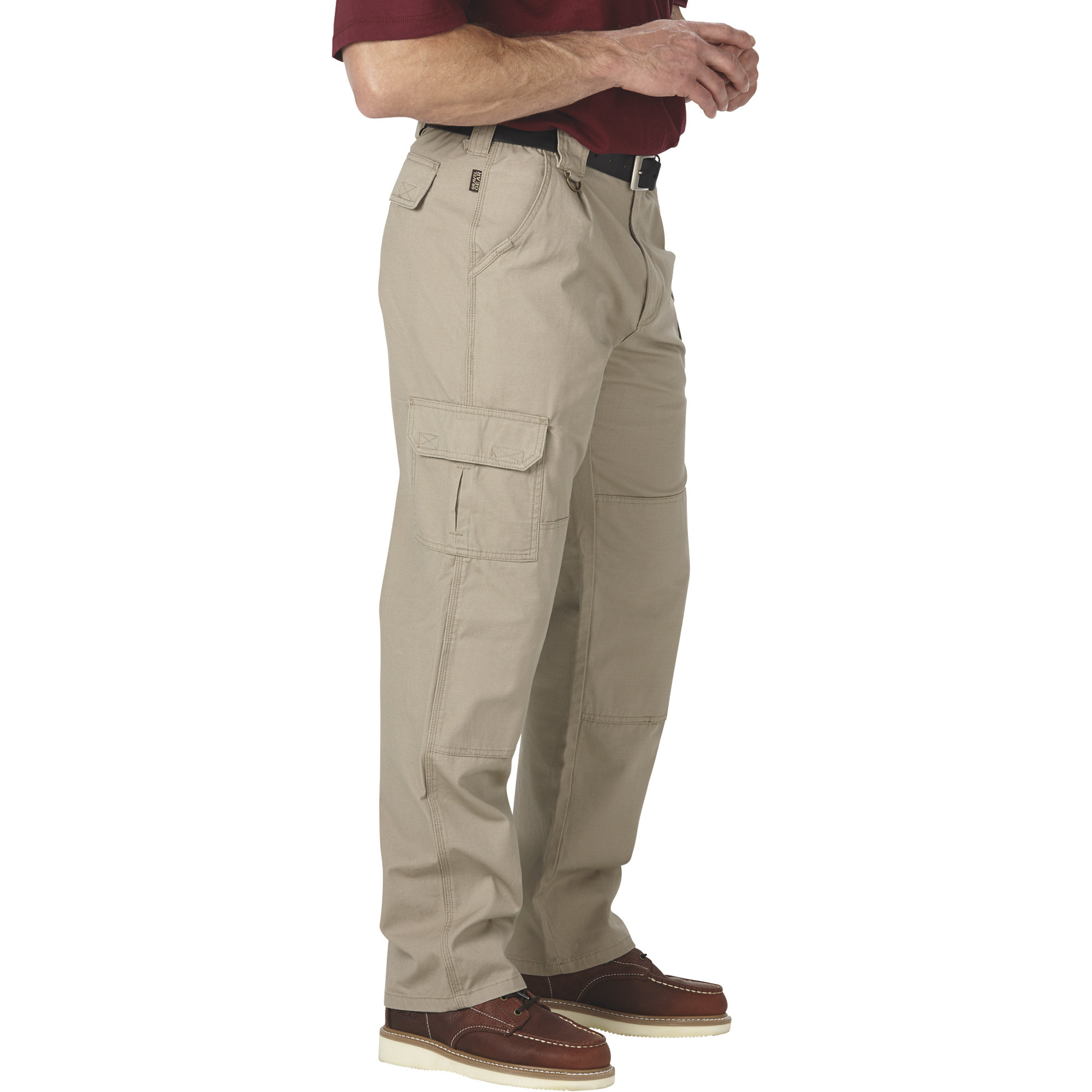 Gravel Gear Men's Cotton Ripstop Carpenter Pants with Teflon Fabric ...