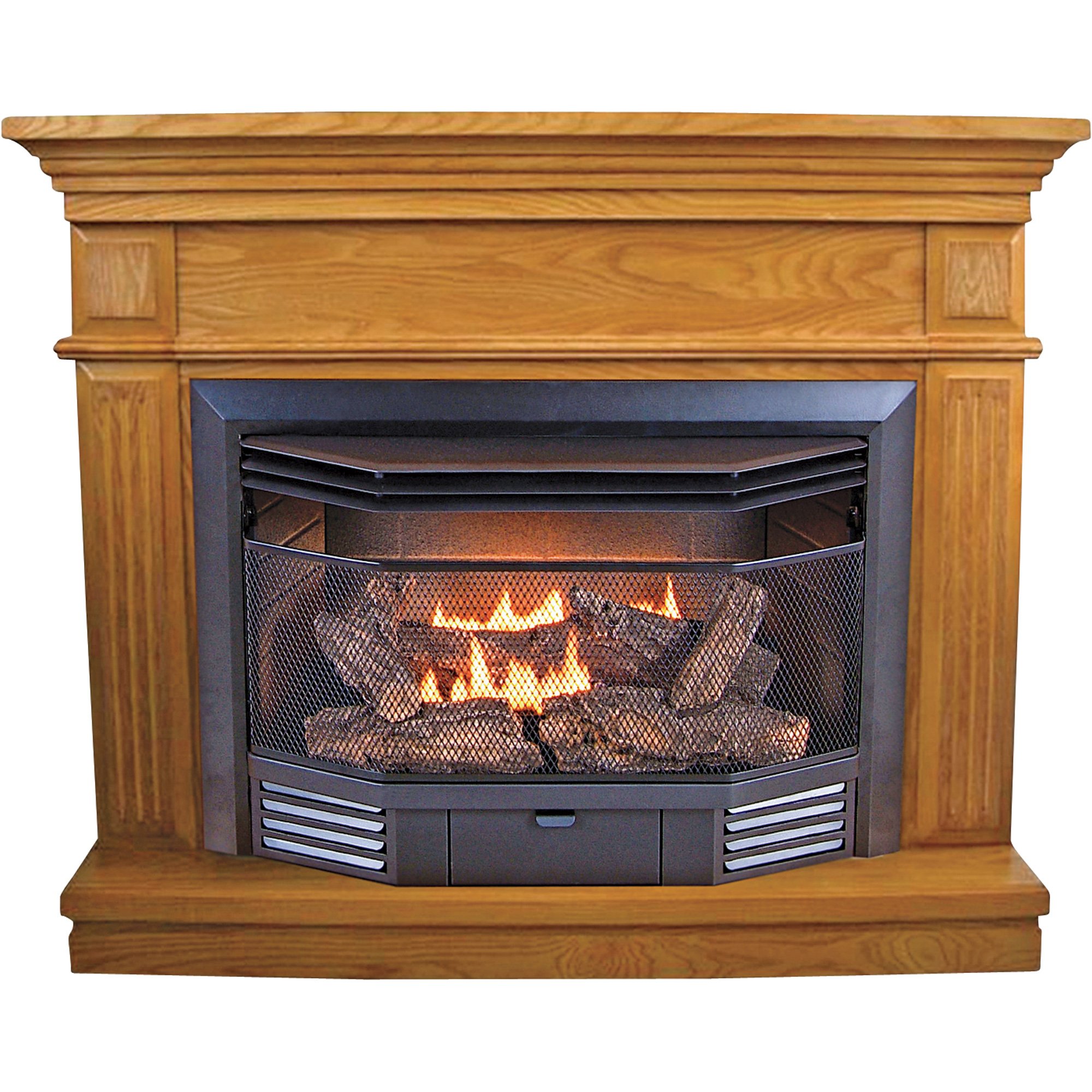ProCom Dual Fuel Vent-Free Fireplace with Corner Conversion Kit — 23,000  BTU, Light Oak Veneer, Model# BD23TCC-2-LO | Northern Tool