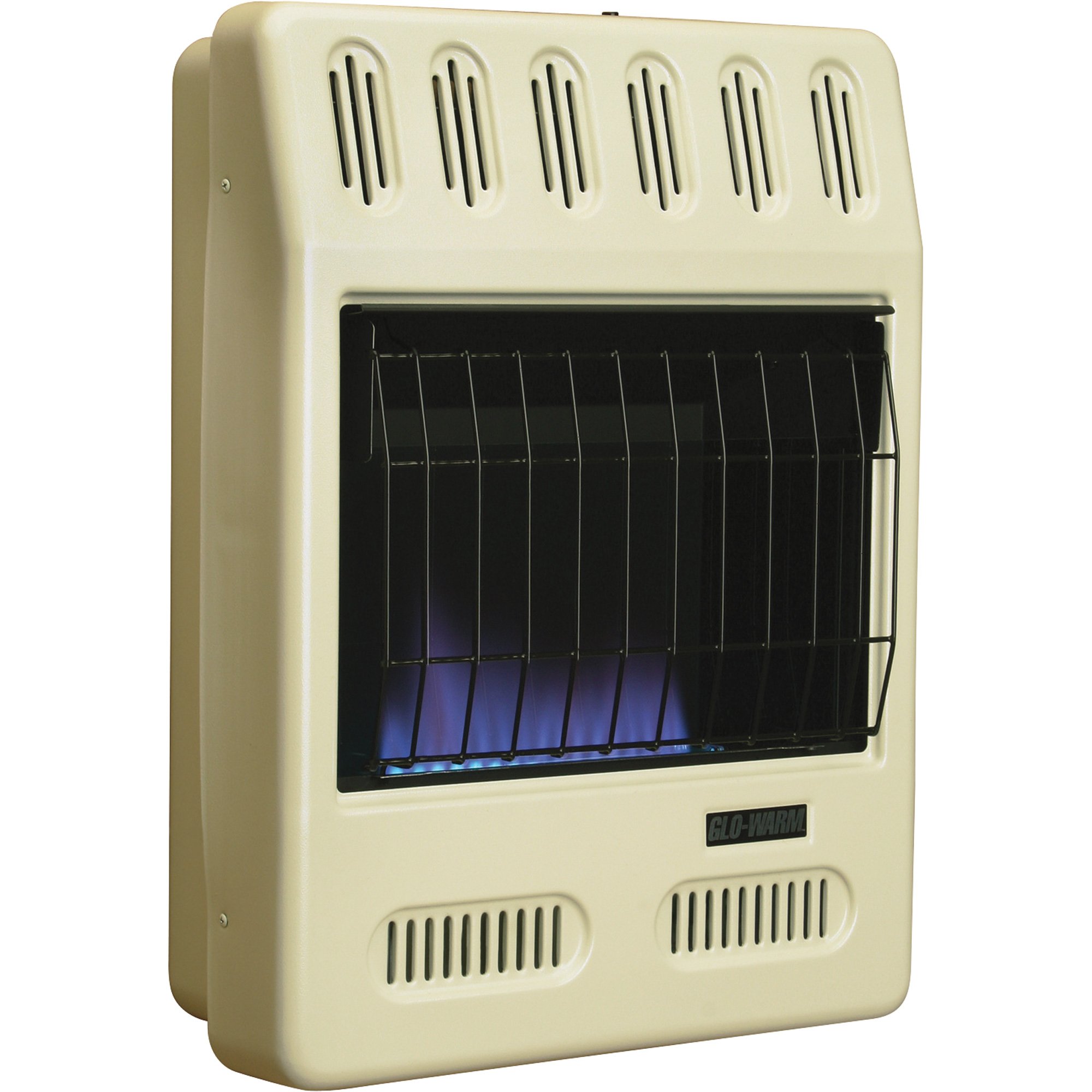 Glo-Warm Vent-Free Natural Gas Wall Heater — 10,000 BTU, Model# AGWN10TR