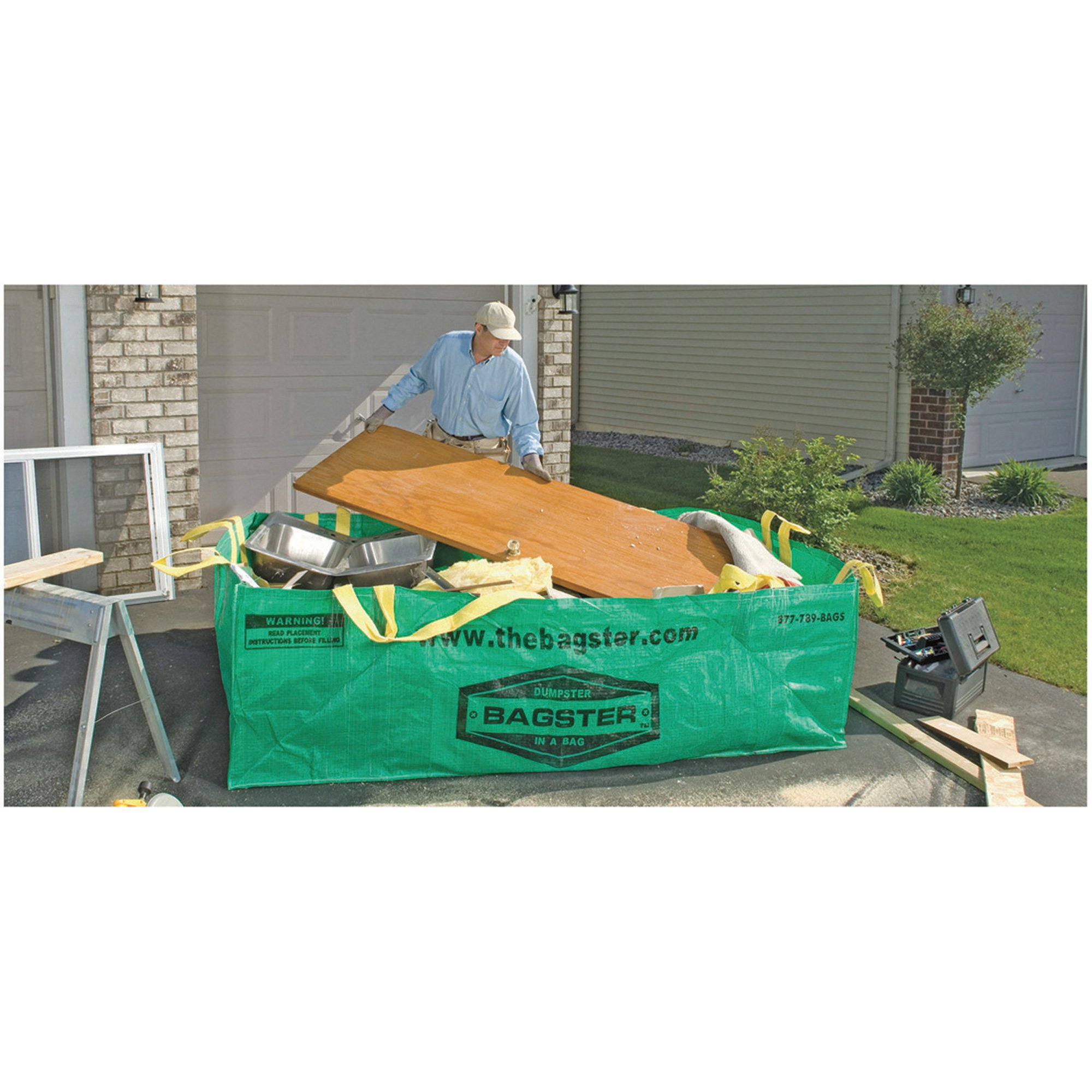 Bagster Dumpster Bag — 3 Cubic Yard, Model# 02067-1