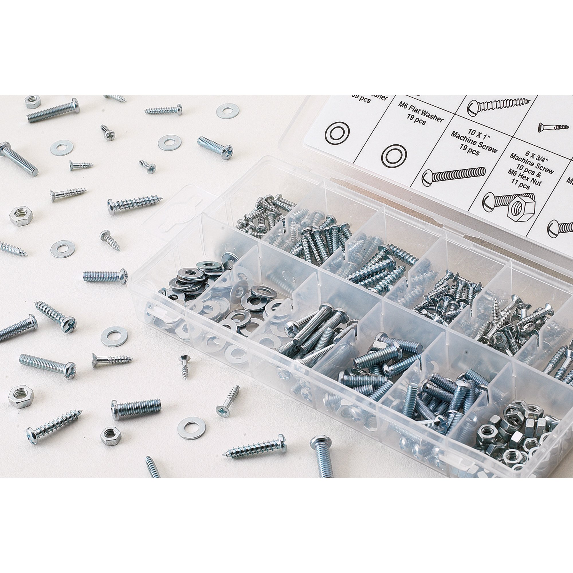 Performance Tool 347Pc. Metric Nuts & Bolts Set Northern Tool