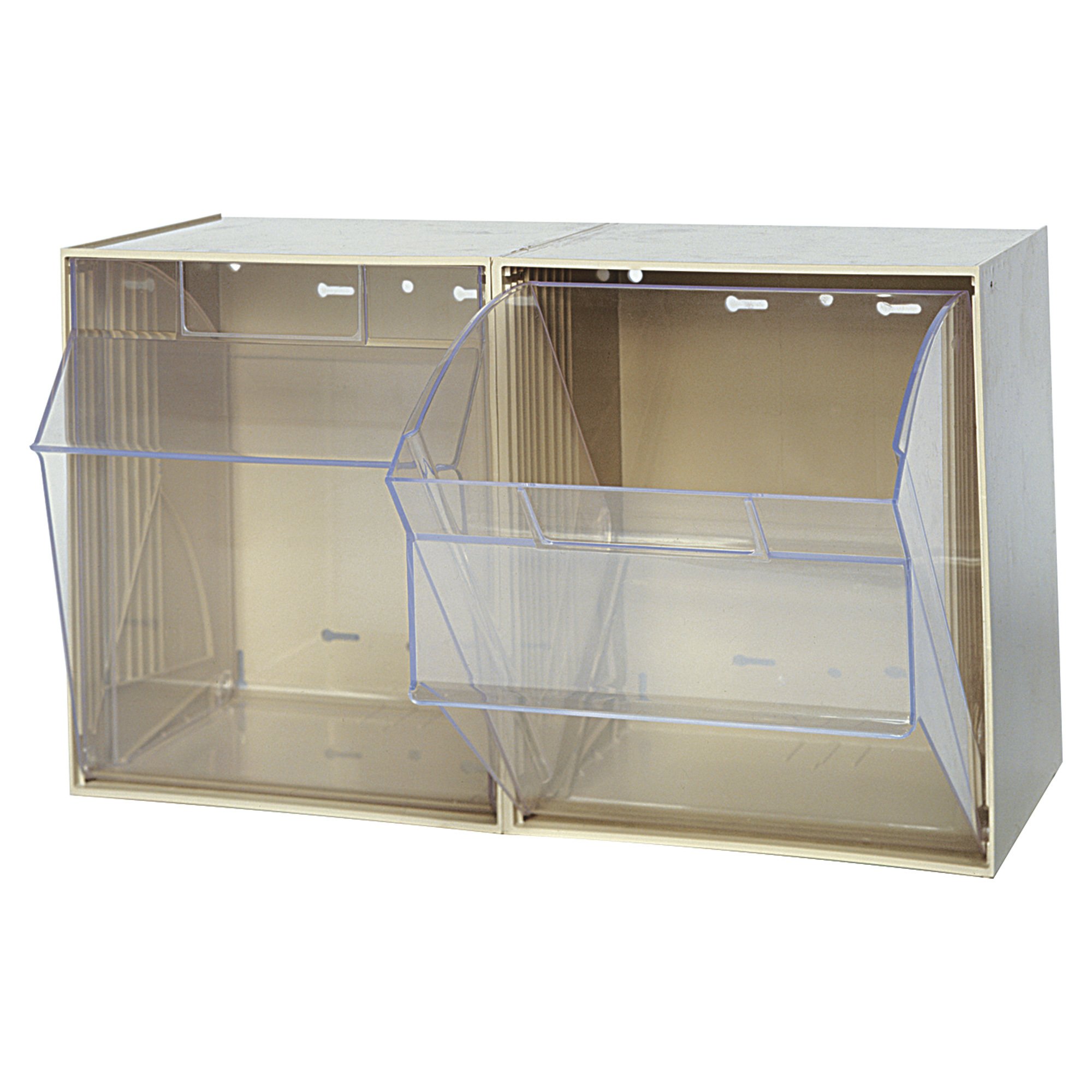 Quantum Storage Tip Out Storage Bin — 11 7/8in. x 23 5/8in. x 13 7/8in. Size, 2-Bin System