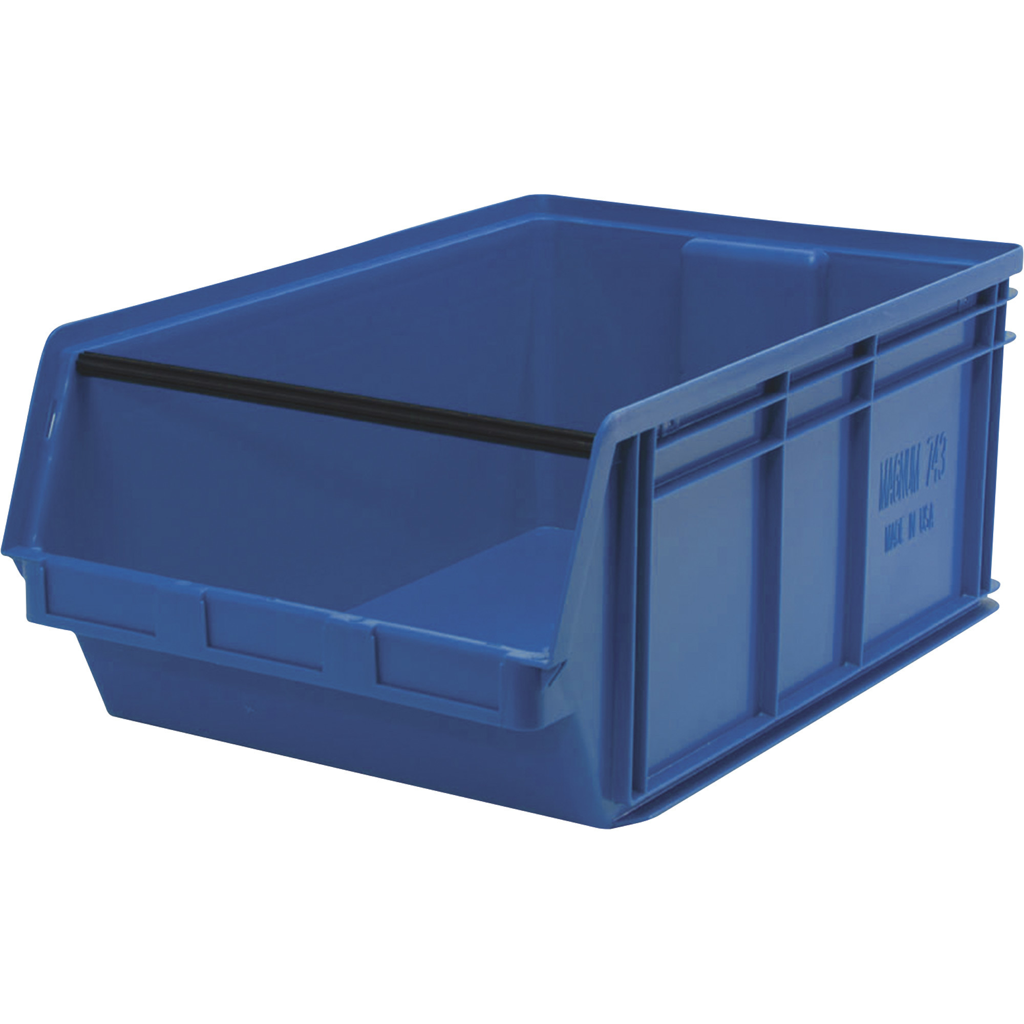 Quantum Storage Magnum Bin, 29in.L x 18 3/8in.W x 11 7/8in.H, Blue, Model# QMS743BL