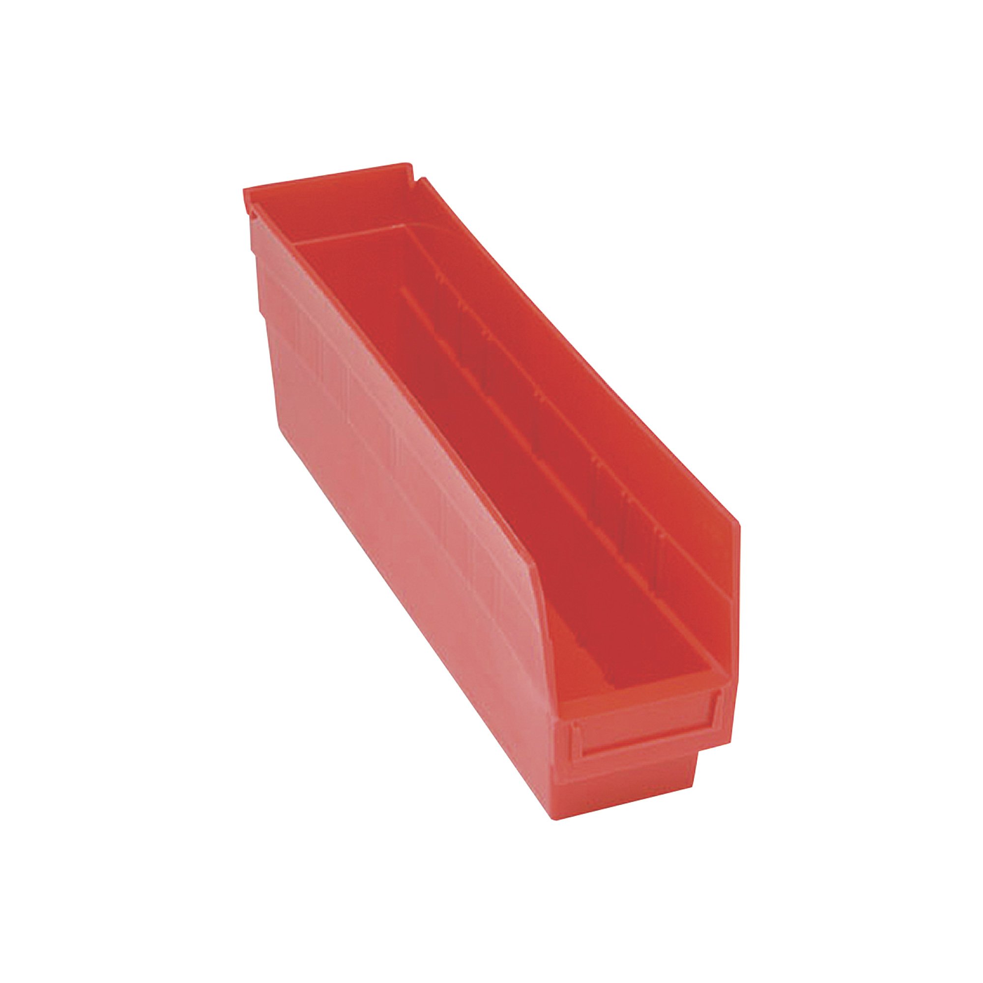 Quantum Storage Store-More 6in. Shelf Bins — 17 7/8in.L x 4 1/8in.W x 6in.H Size, Carton of 20