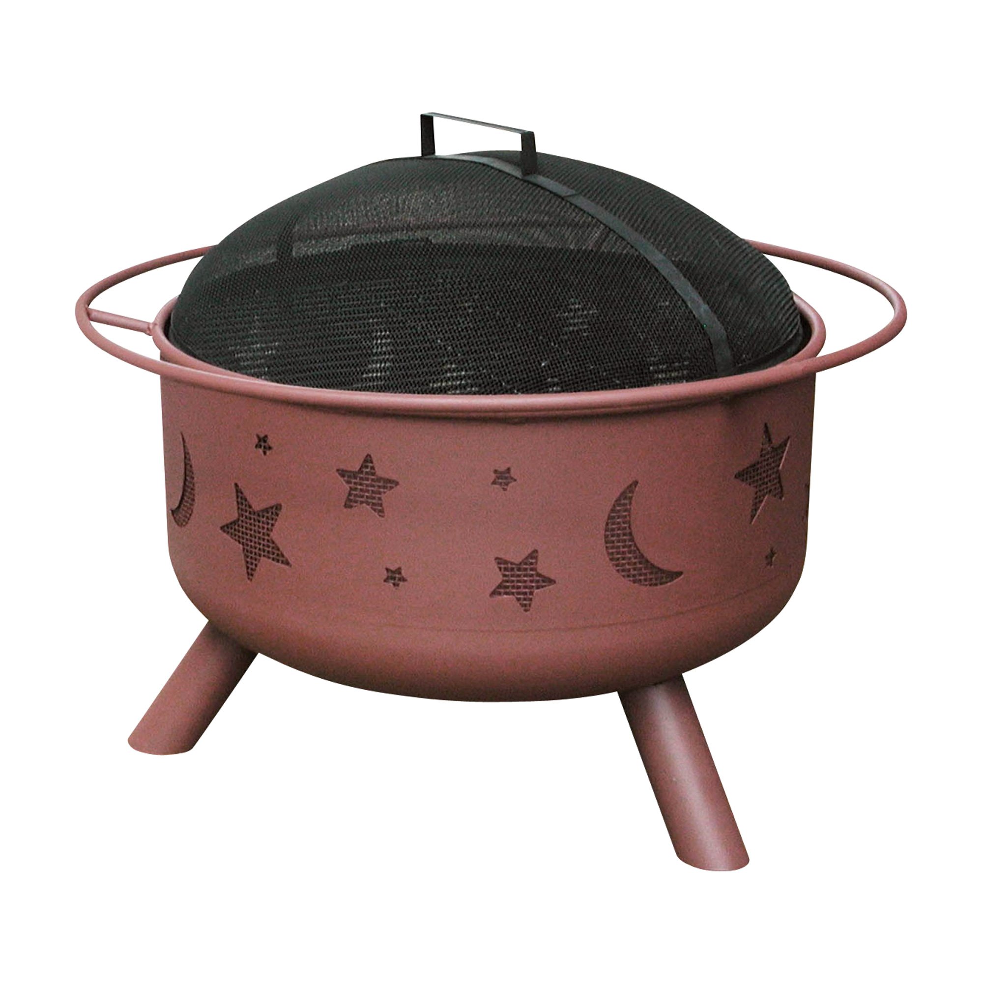 Landmann Firepit with Accessories — Big Sky Star & Moon, Model# 28335