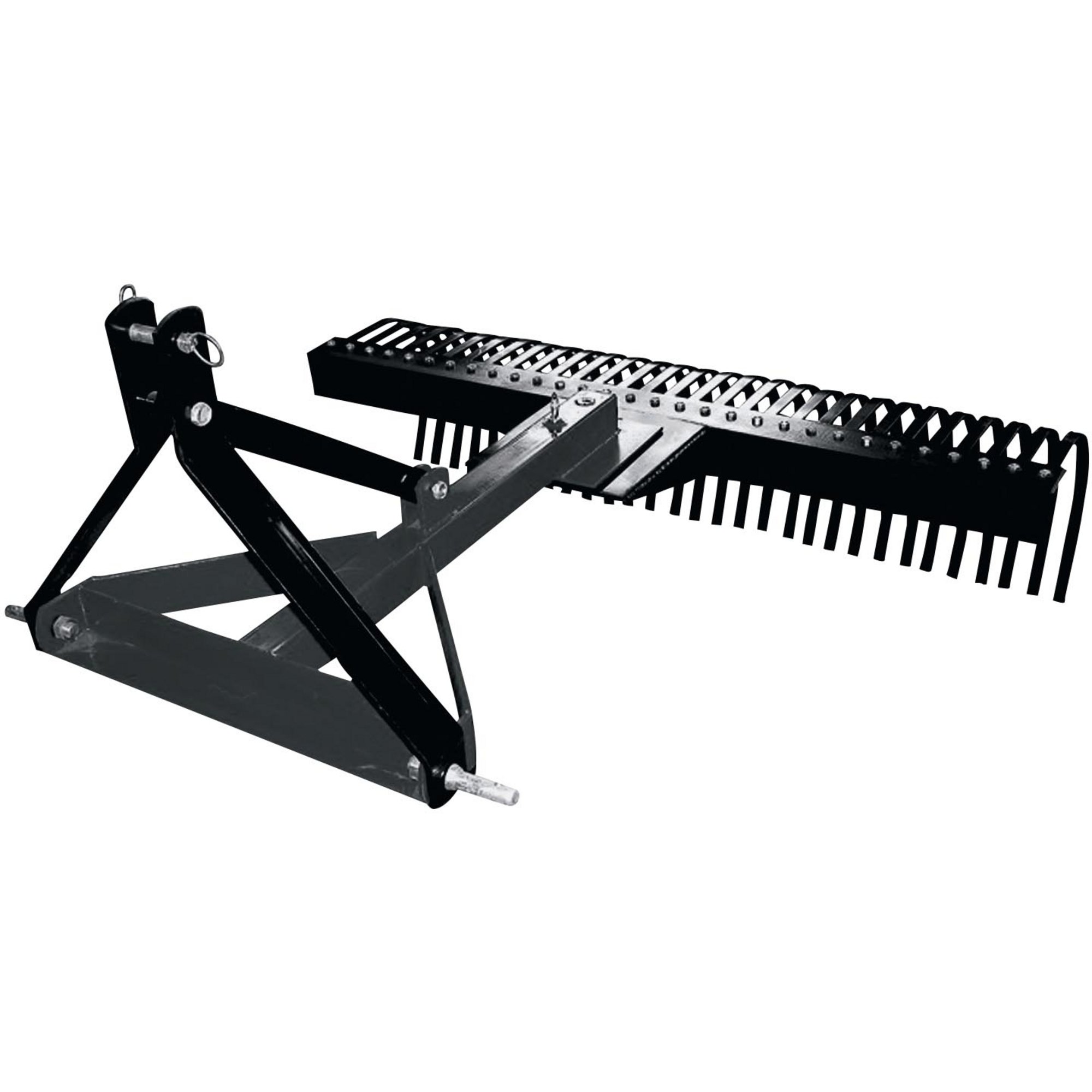 NorTrac 3-Pt. Landscape Rake — 6Ft.L