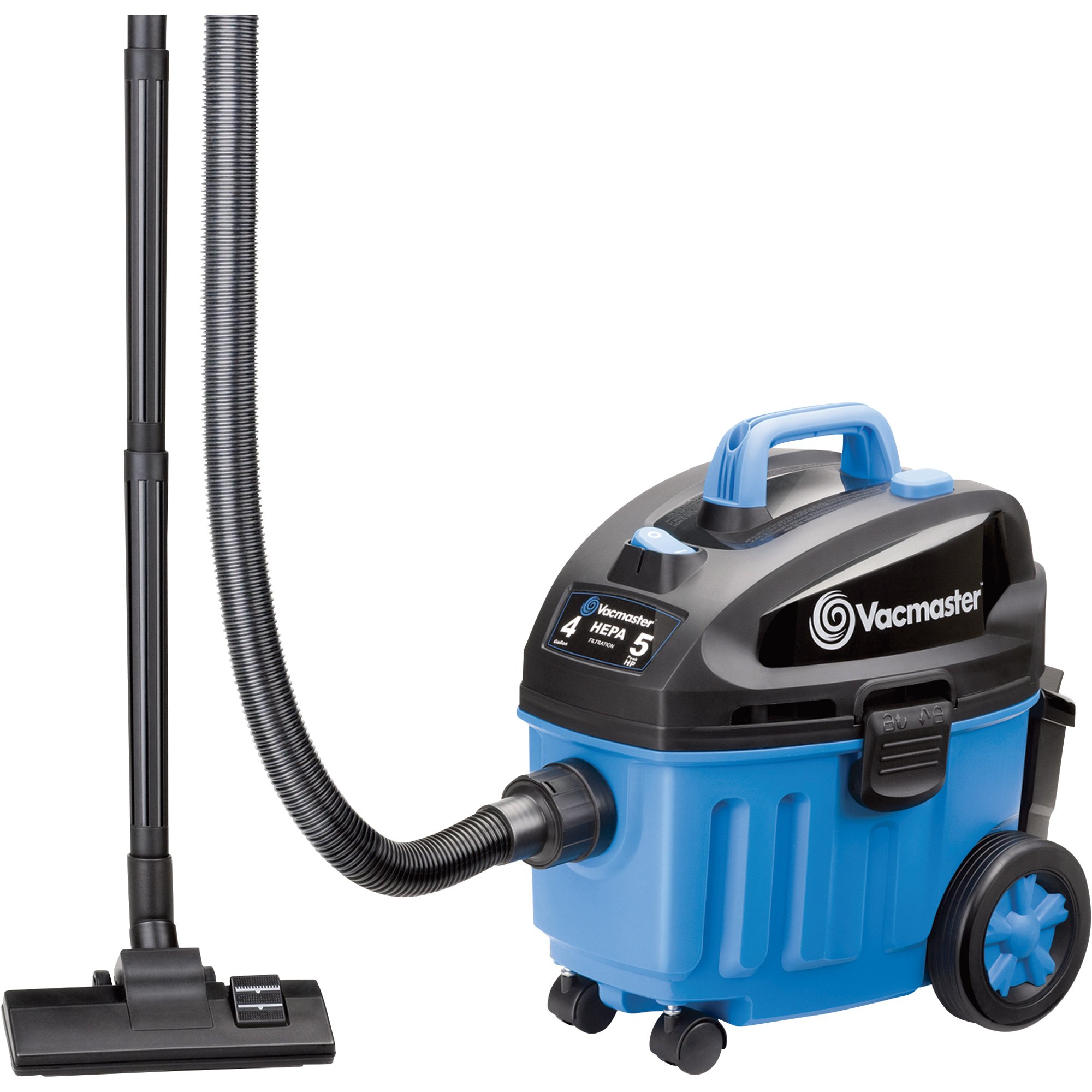 Vacmaster Wet/Dry Vacuum — 5 HP, 4-Gallon Tank, Model# VF408