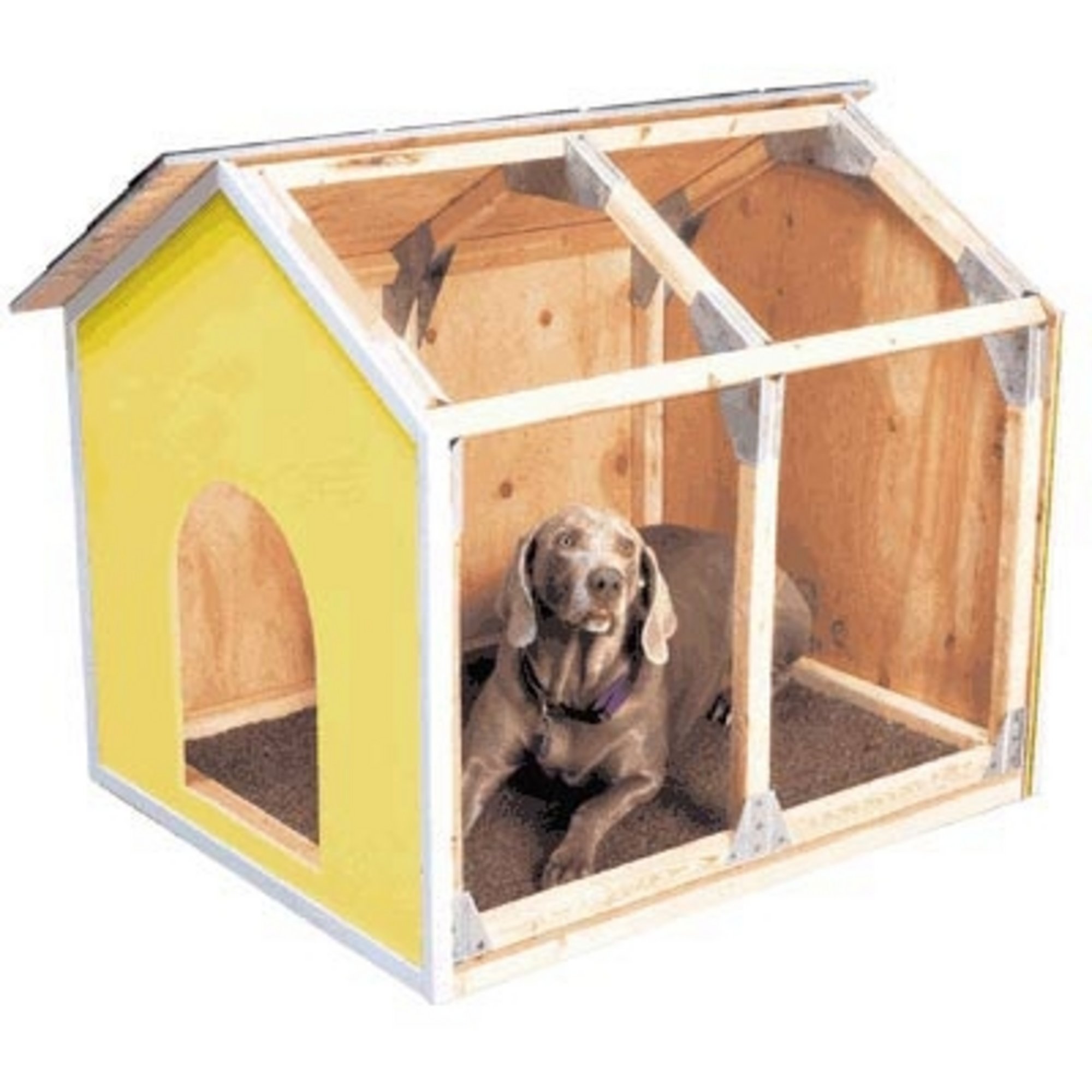 Wooden dog hot sale house kits