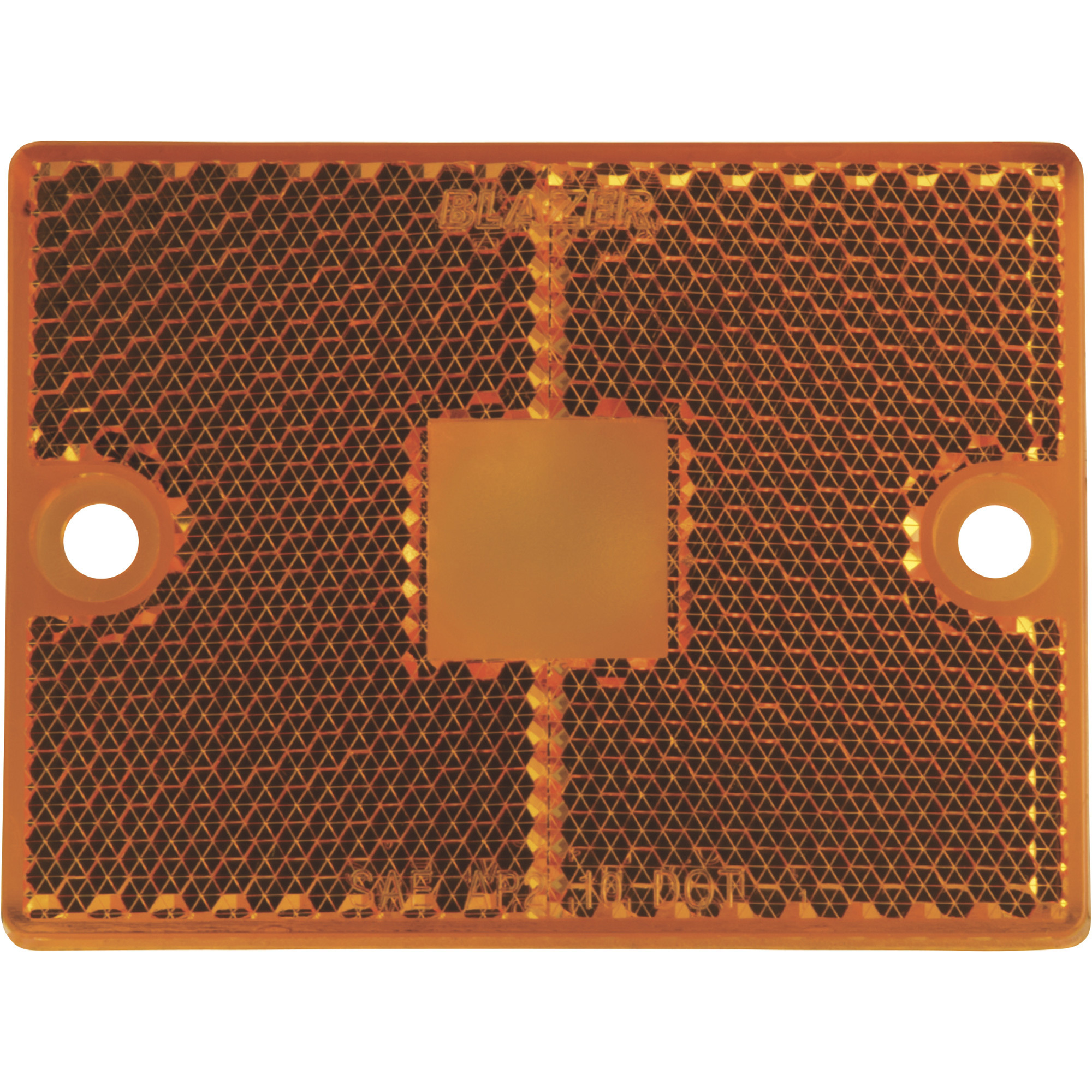 Blazer Replacement Side Clearance Marker Lens with Reflex, Amber, Model# B9423A
