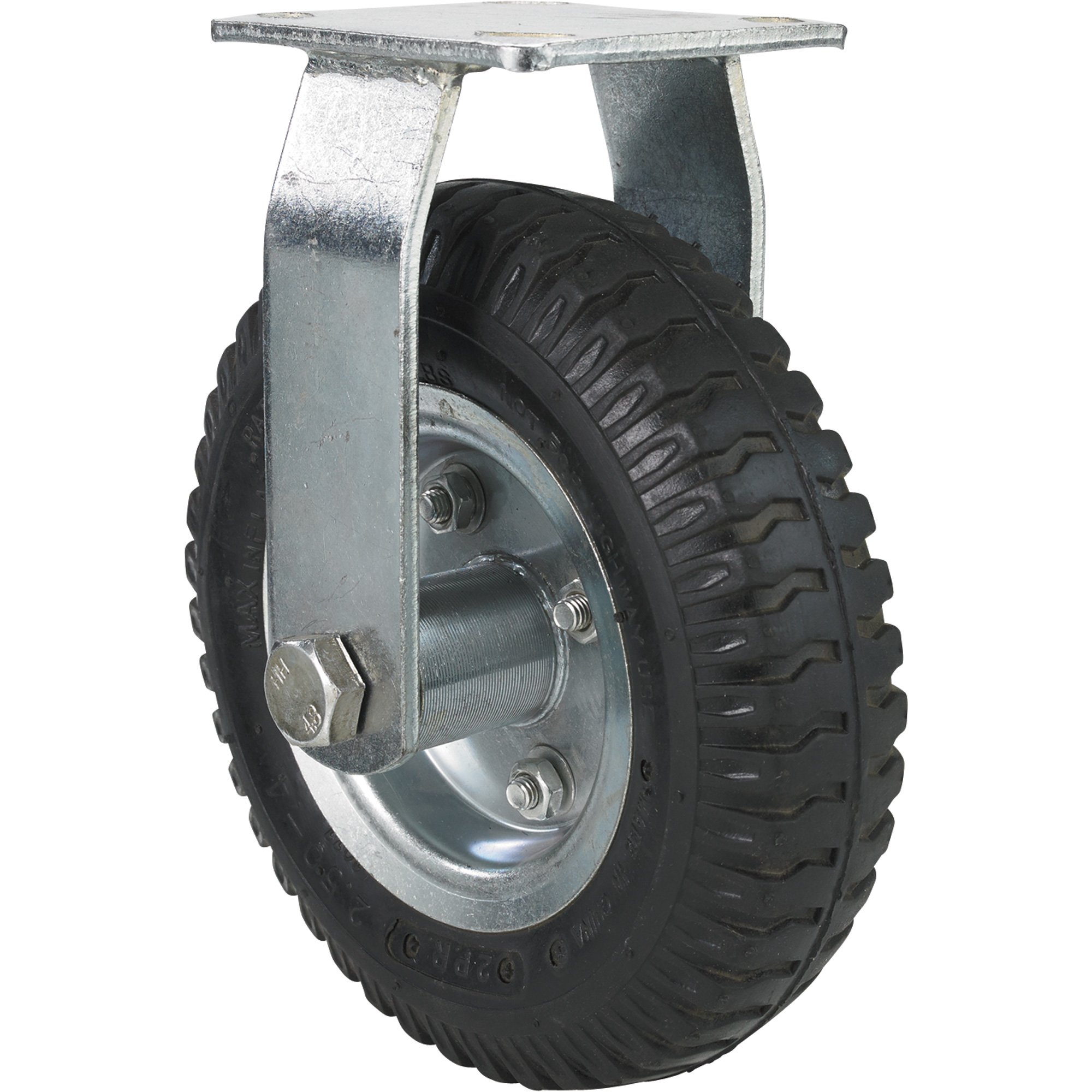 250Lb. Capacity 8in. Rigid Pneumatic Caster Northern Tool