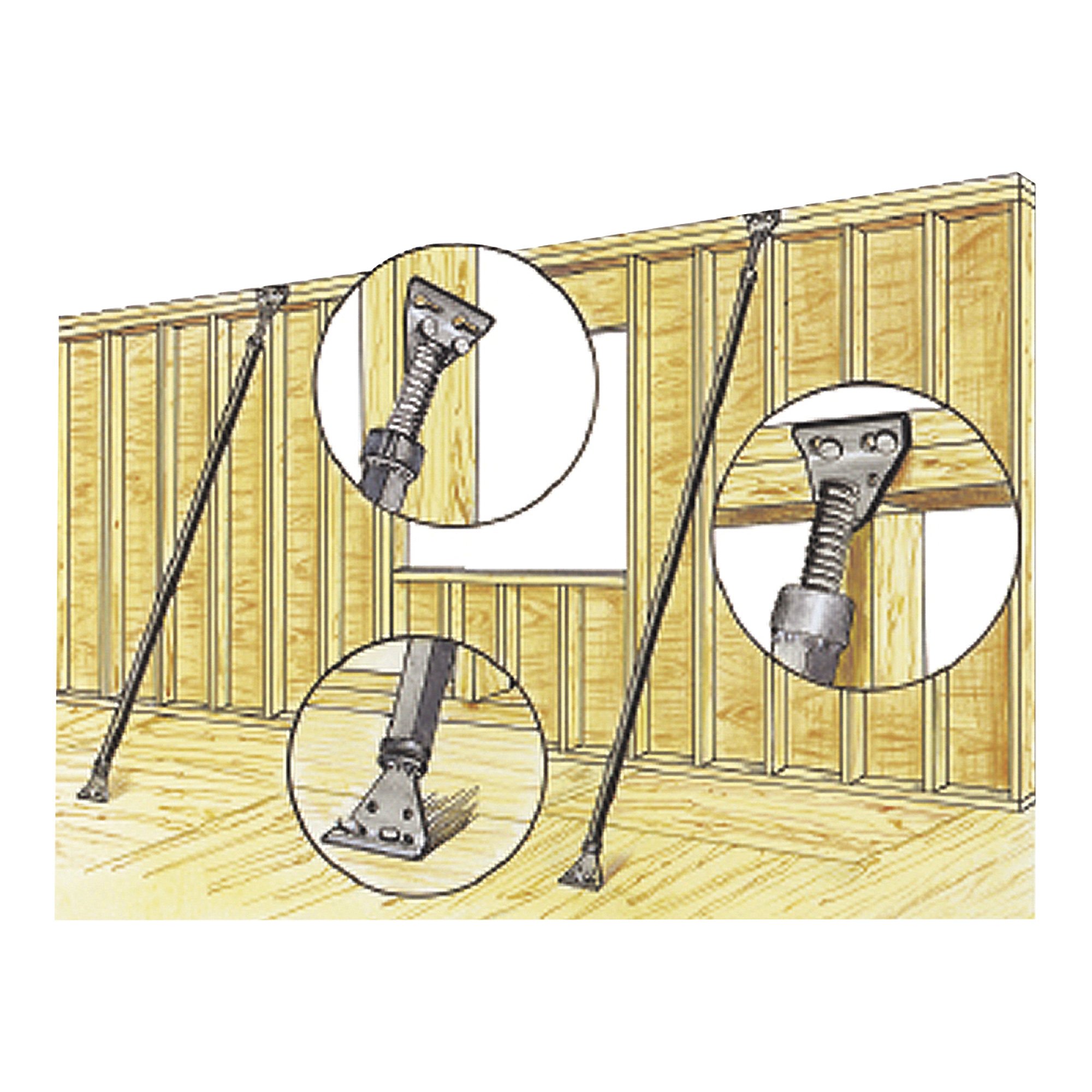 Qualcraft Ultra Jack Scaffolding System, Adjustable Wall Brace, 10ft