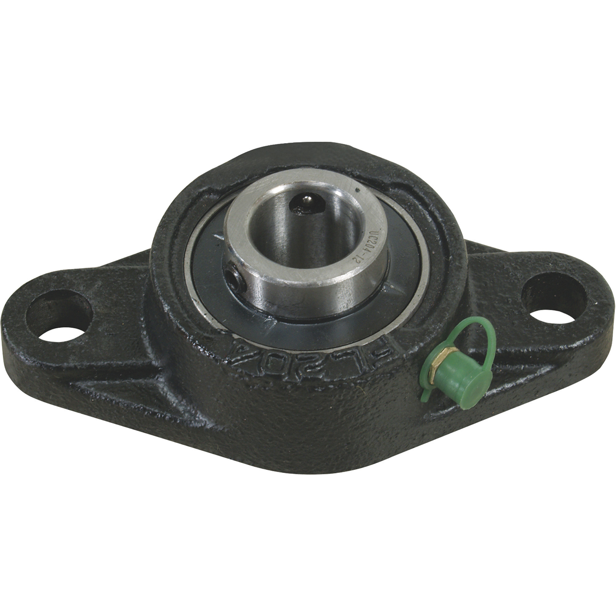 NorTrac Pillow Block Bearing, 2-Bolt Round Mount, 1in.