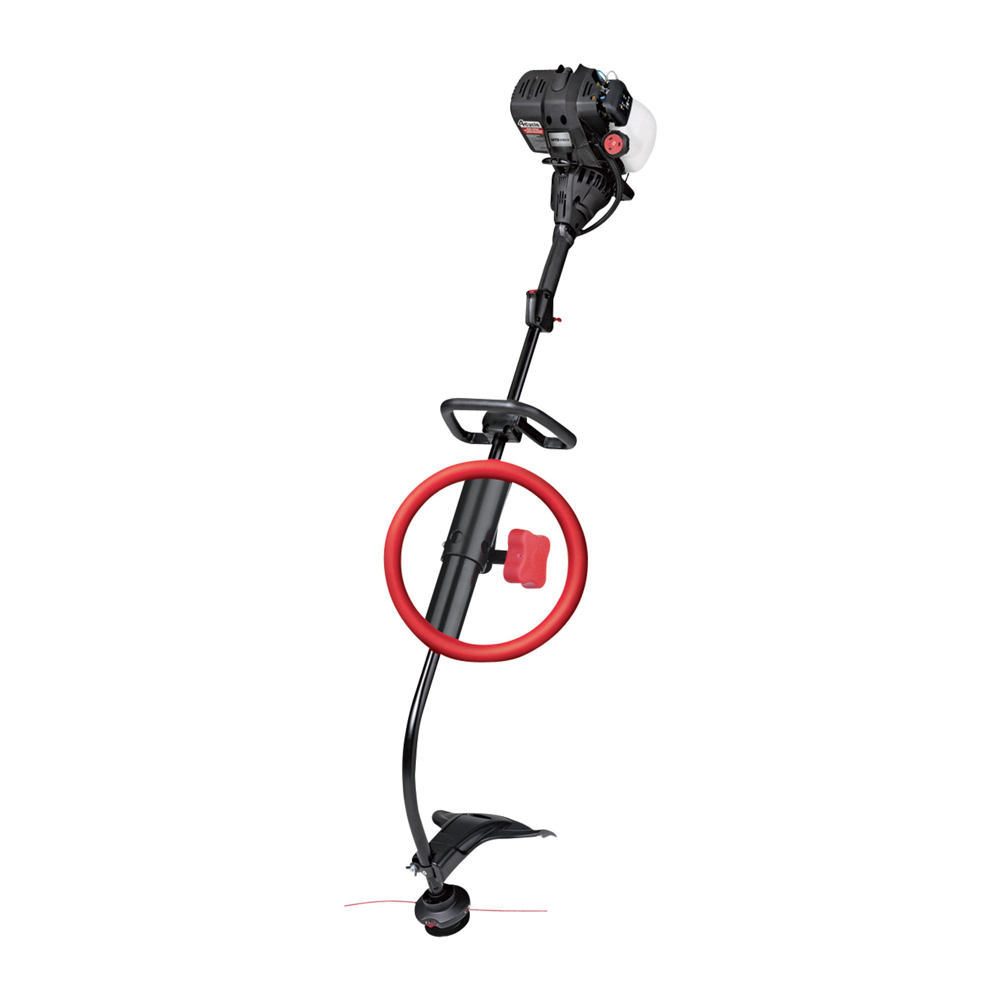 MTD Pro Curved Trimmer — 26cc 4-Cycle OHV Engine, 17\"W Trimming Area, Model# MP425 | Northern Tool