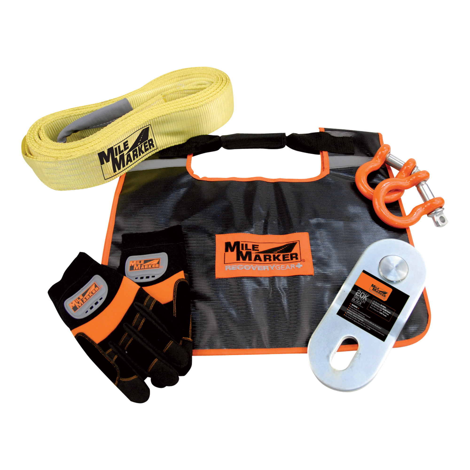 Mile Marker Winch Off-Road Recovery Kit, Model# 19-00100