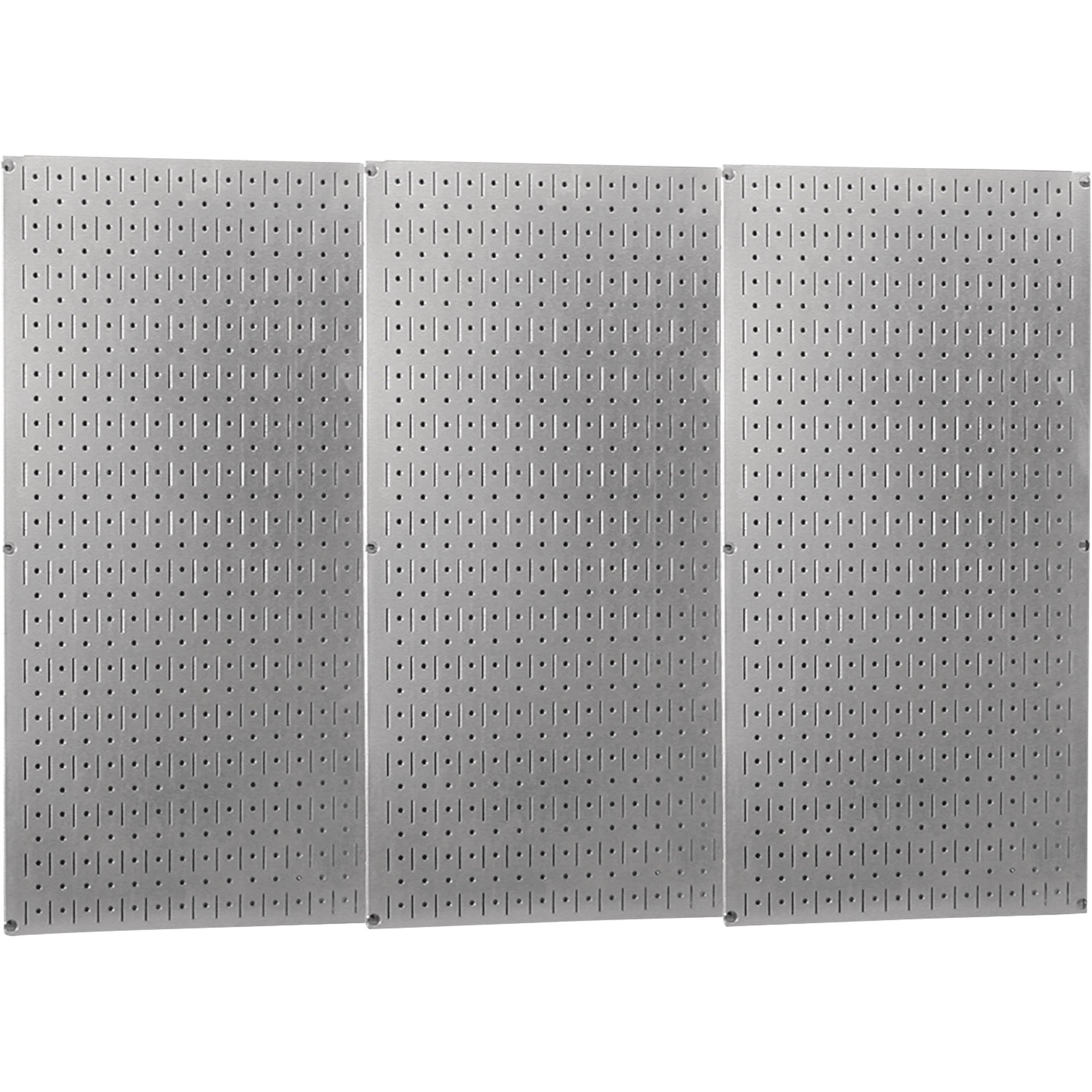 16in. Three Panels, Metal, x Control — Northern Metal Model# Galvanized Wall 32in. Pegboard 35-P-3248GV Tool Industrial |
