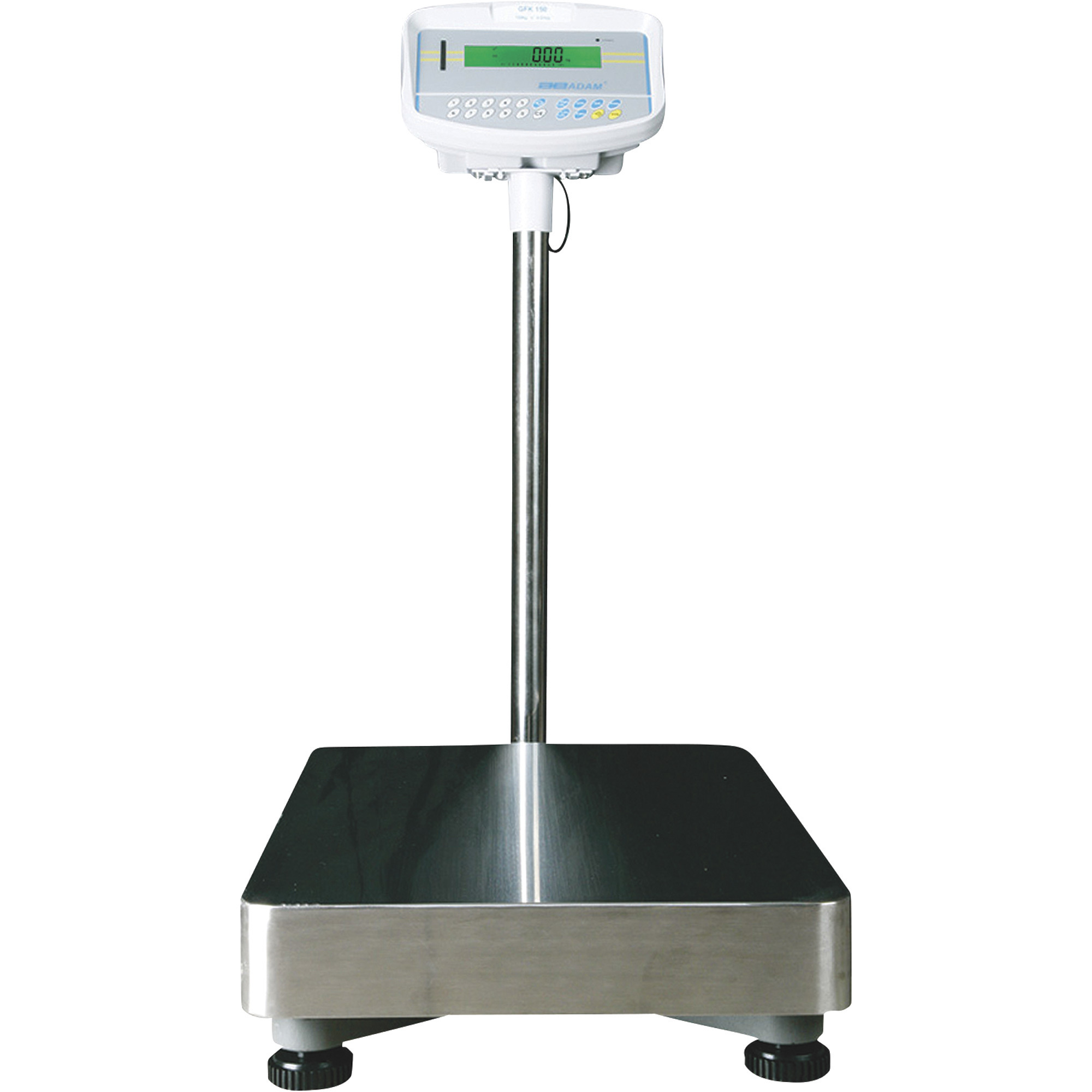 Adam Equipment Floor Scale with Stainless Steel Platform, 165Lb. Capacity,  .035Oz. Accuracy