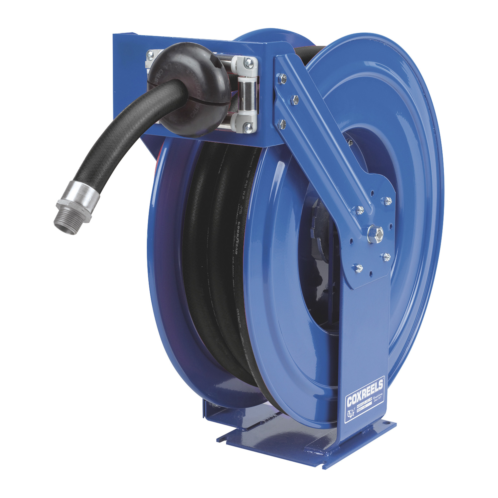 Coxreels DEF Hose Reel, 1in. x 50ft. Hose Capacity, Model# TSHL-N-650-BBX