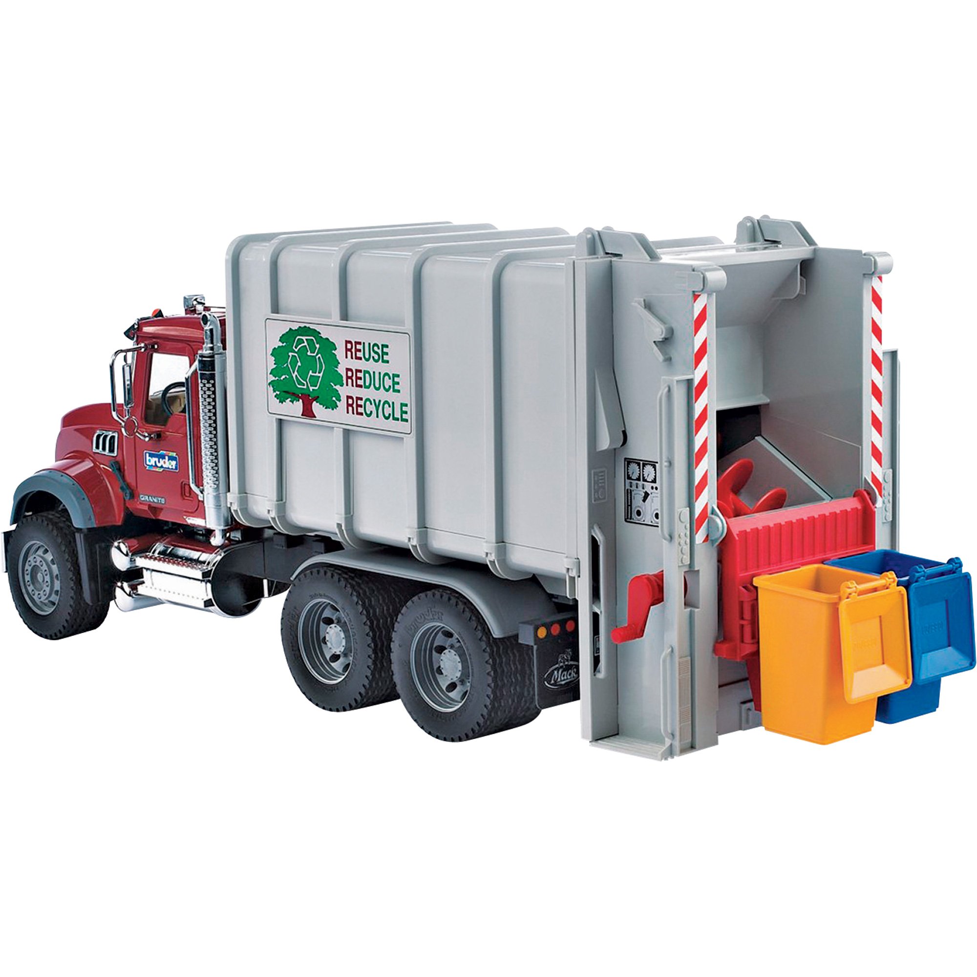 Bruder rear store loading garbage truck