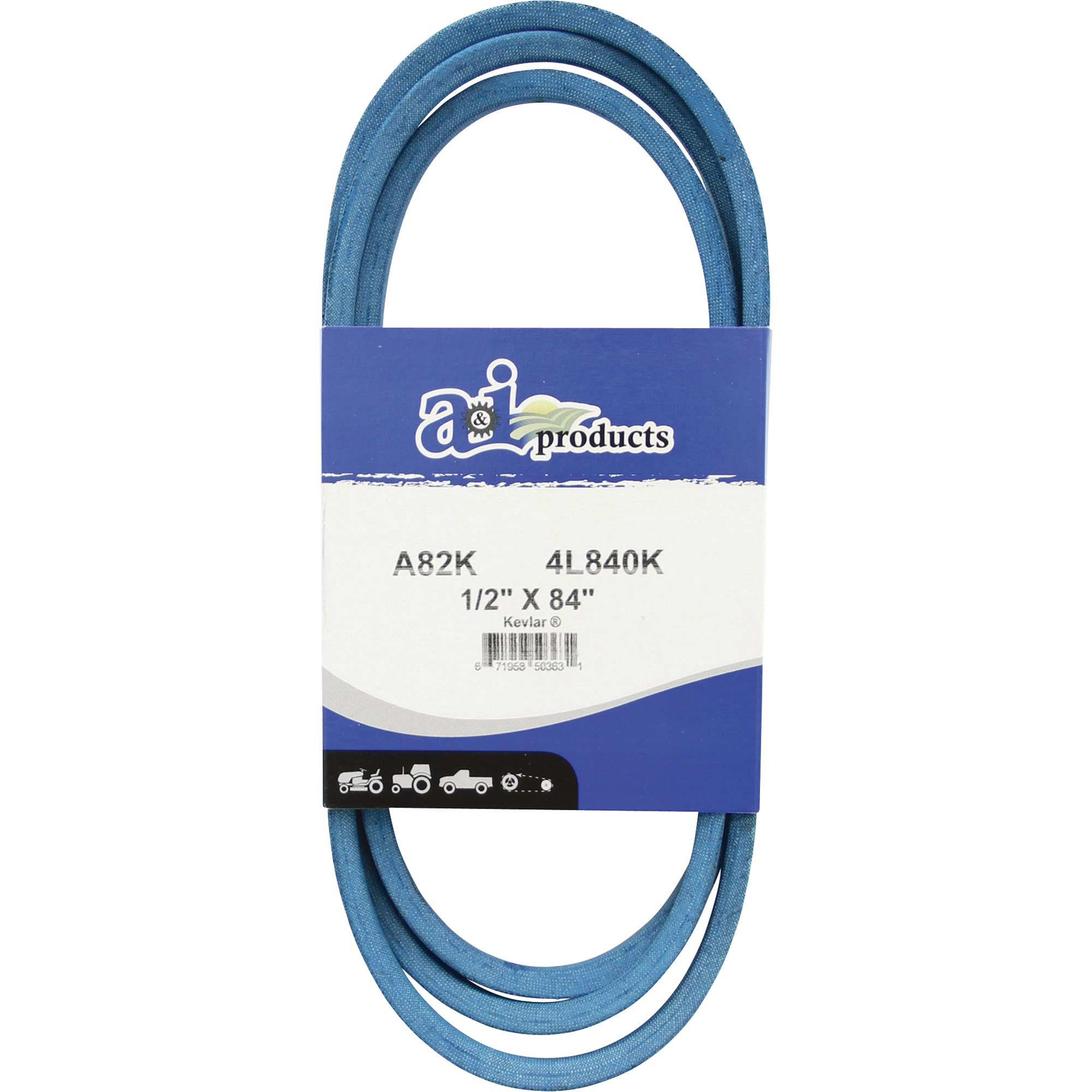 Gates Equivalent V-Belt 4L840K – 1/2" X 84" With Kevlar, For Swisher Mowers