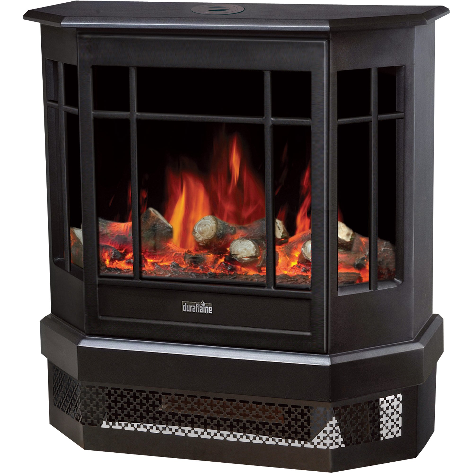 Duraflame Pedestal Electric Stove with Remote — 4600 BTU, 1350