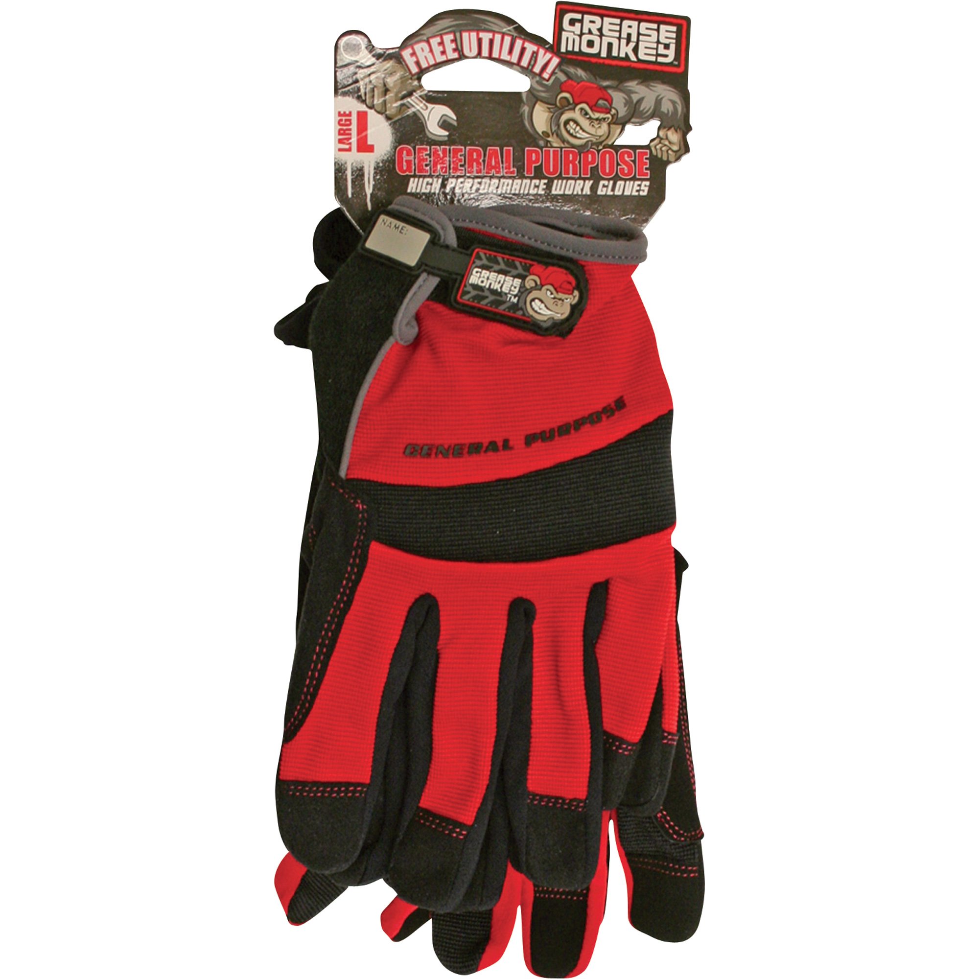 Grease Monkey Large Grade Utility High Performance Gloves