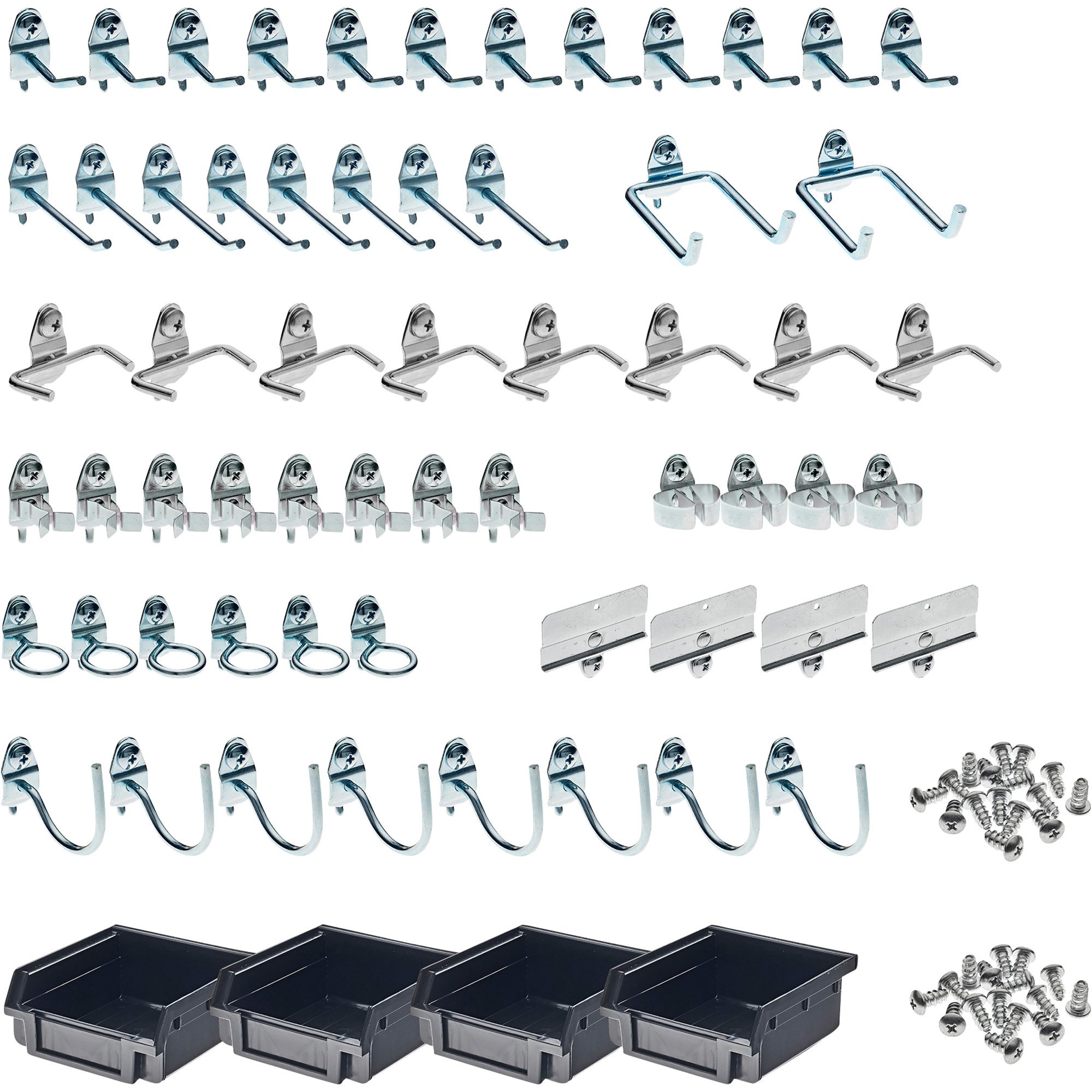 Triton Products Locking Peg Hook Assortment — 64Pc., Model 76964