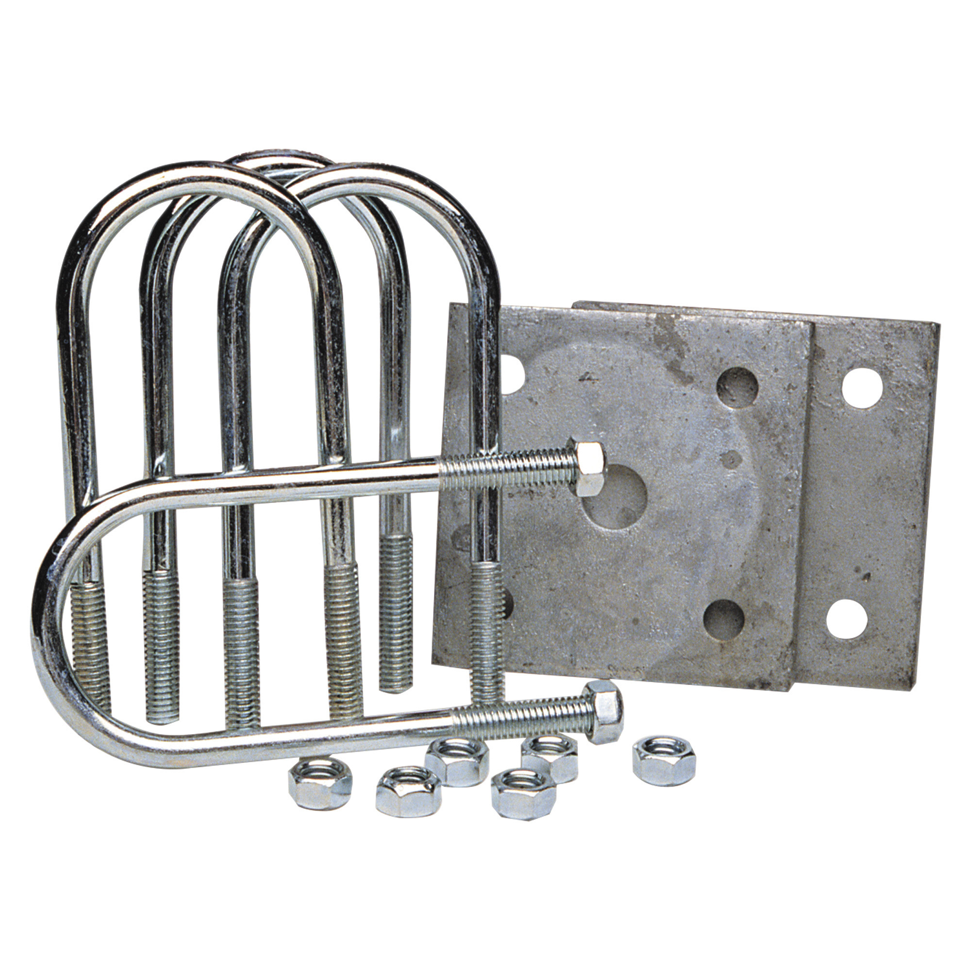 Ultra-Tow Tie Plate U-Bolt Set, Fits 2-3/8in. Round Axles, 3500-Lb. Capacity