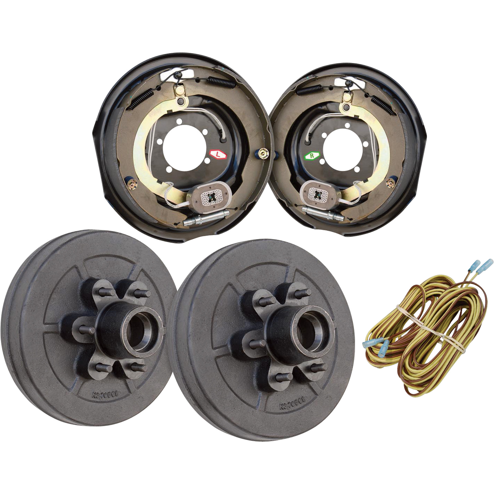Dexter Electric Drum Brake Kit, Pair, 12in., Model# 56122