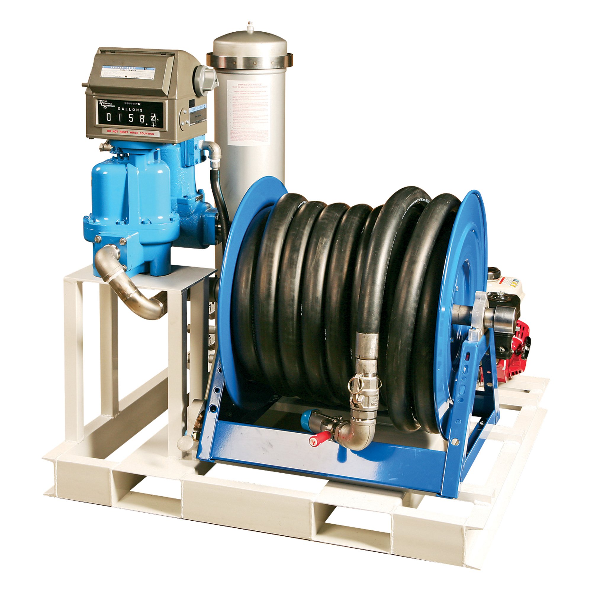 Liquidynamics DEF Bulk Transfer Skid — 45 GPM, Model# S1P3R50D1H1BVM3XXAX