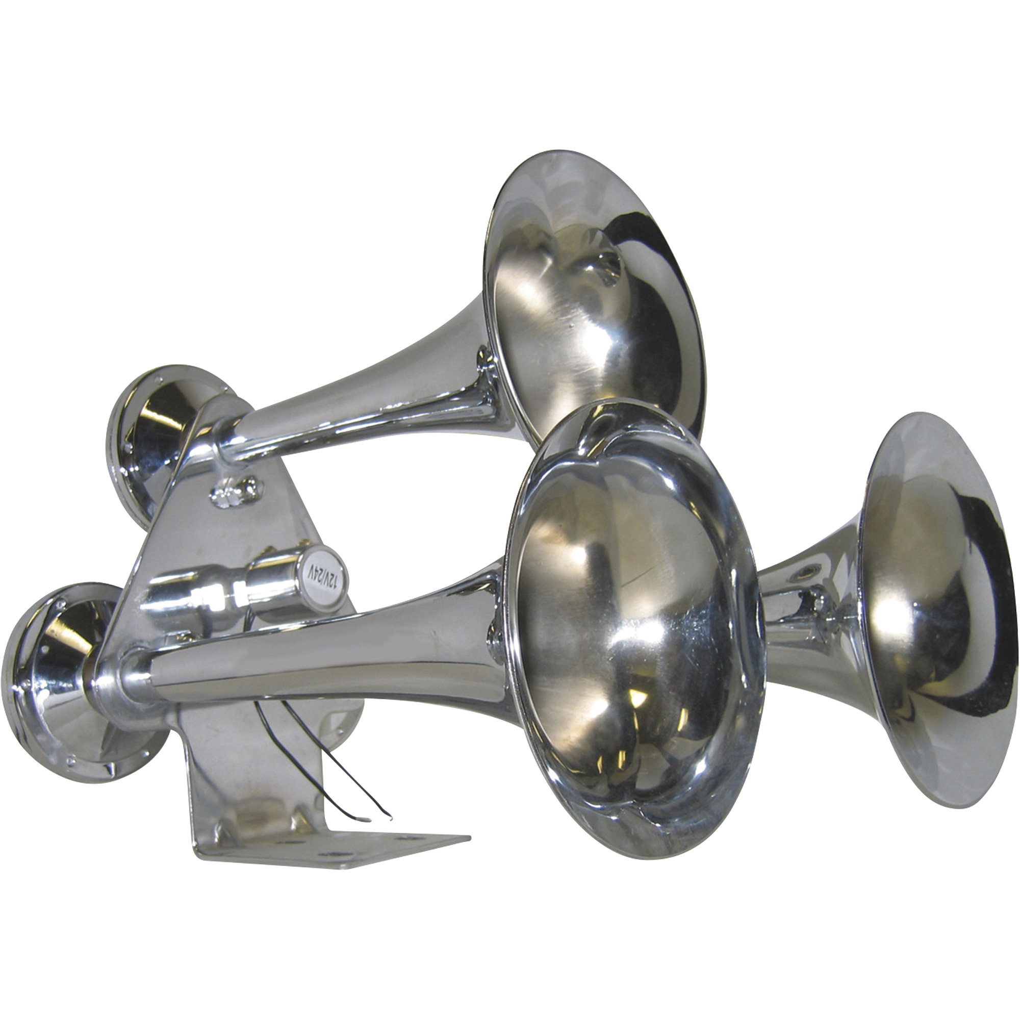 Trux Accessories 3-Bell Compact Train Air Horn for Trucks, Model# THORN-1