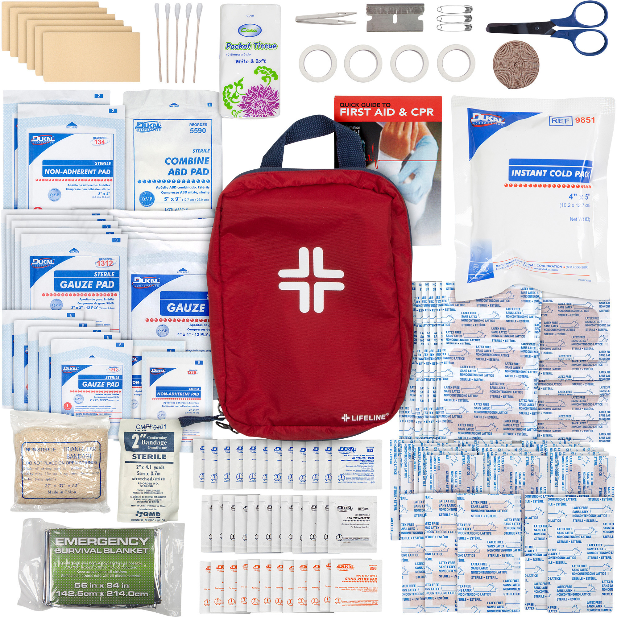 Lifeline Base Camp First Aid Kit — 171 Pcs., Model 4150 Northern Tool