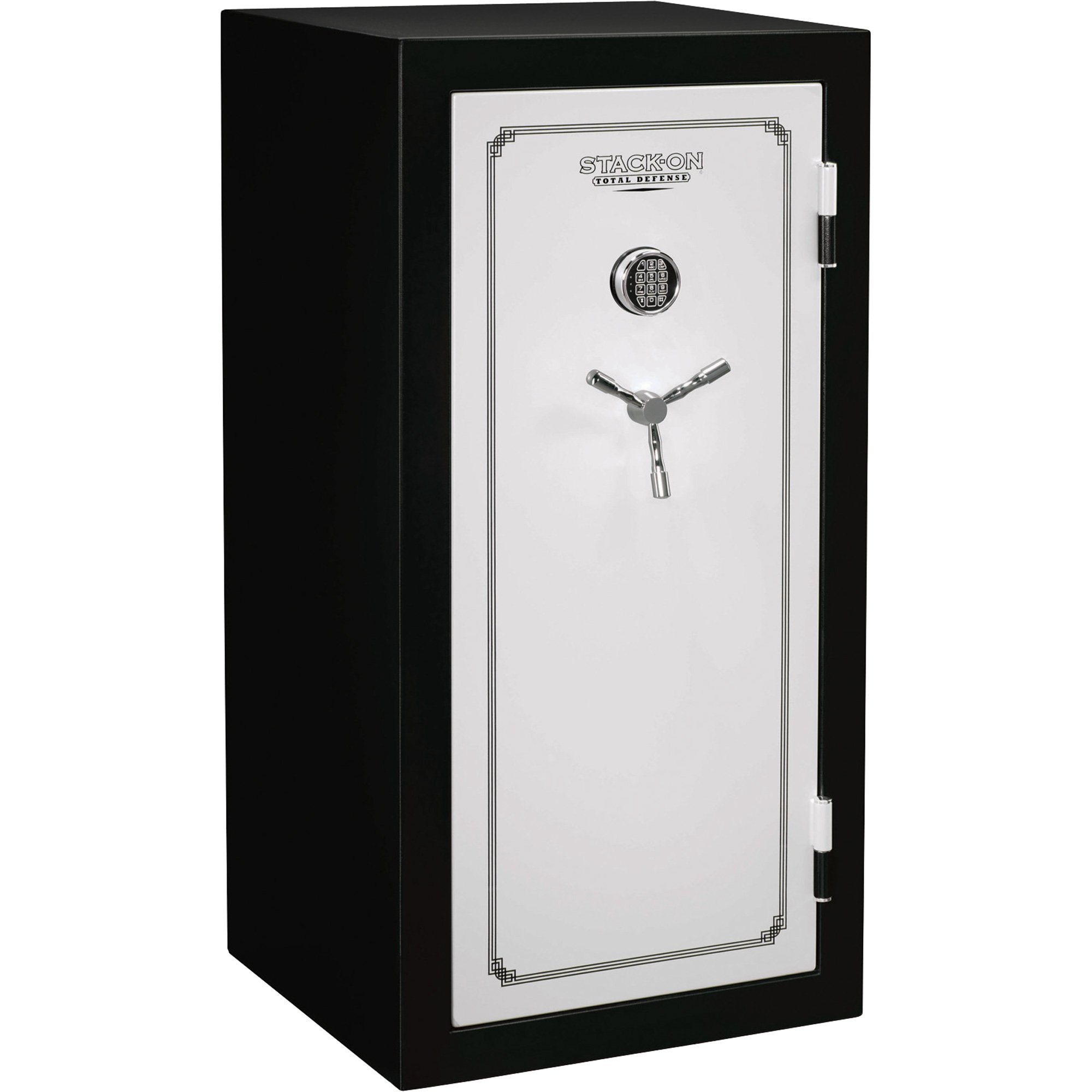 Stack-On 28-Gun Fire-Resistant Waterproof Safe – Black, Electronic Lock, Model# TD-28-SB-E-DS