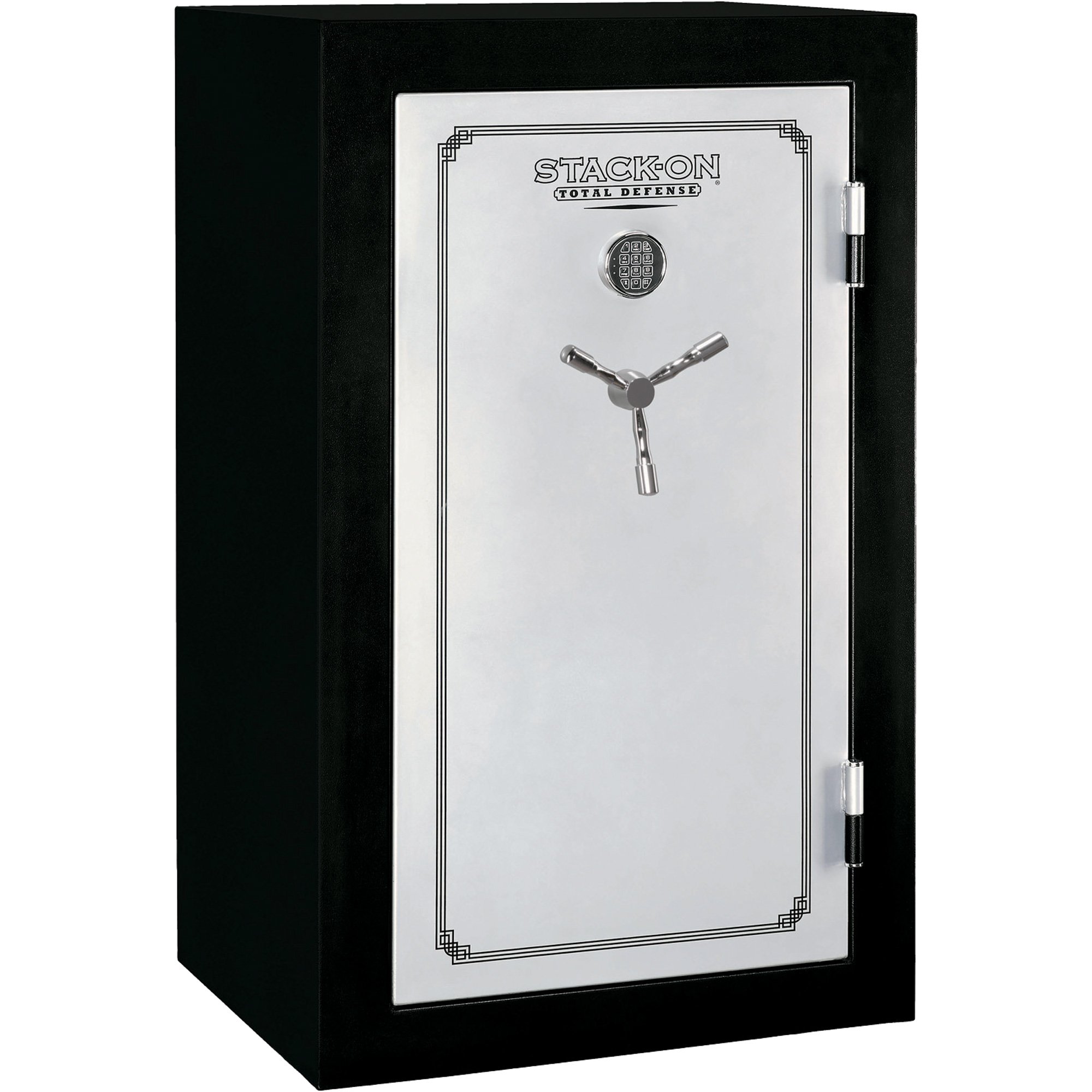 Stack-On 36-Gun Fire-Resistant Waterproof Safe – Black, Electronic Lock, Model# TD-36-SB-E-DS