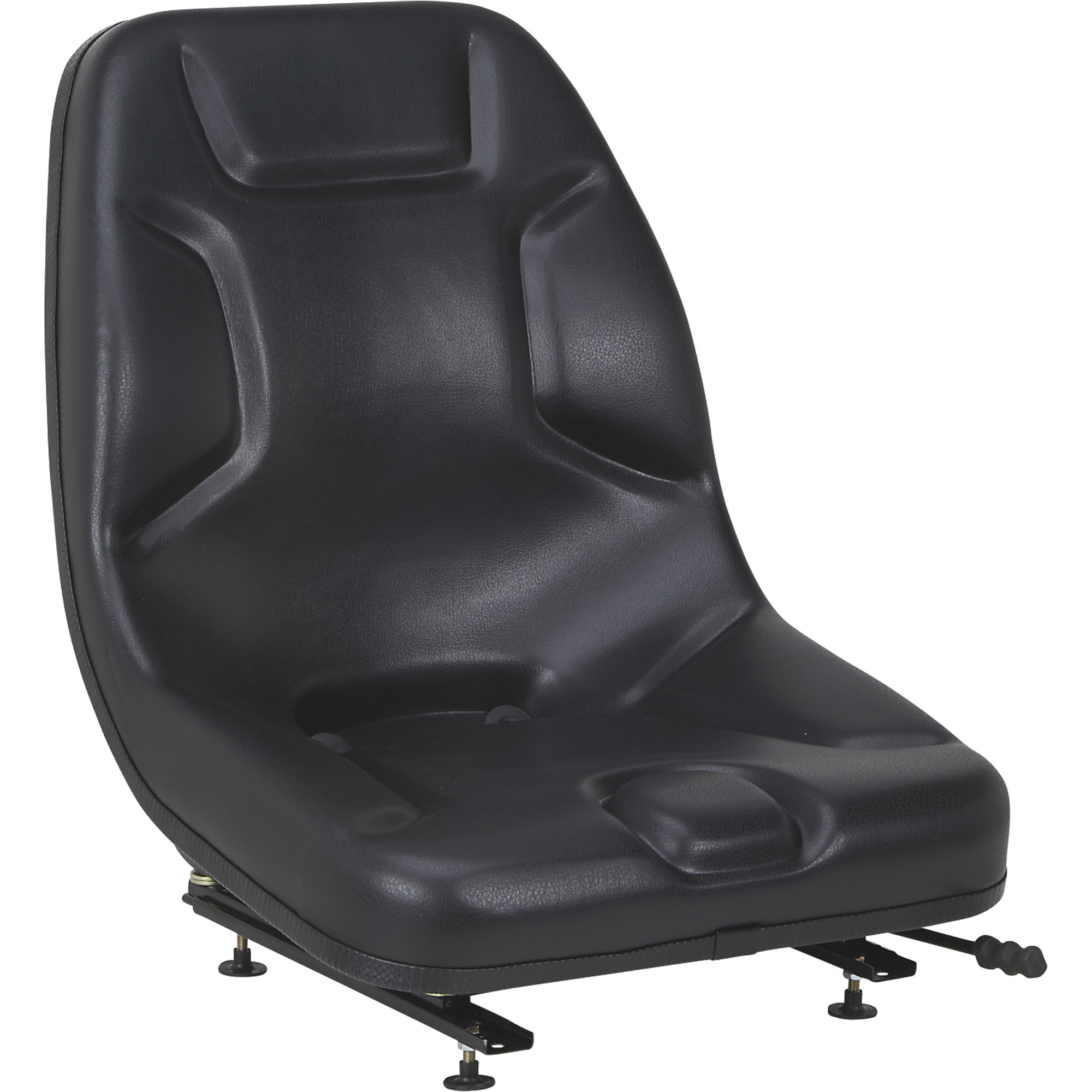 Black Talon Universal Replacement Skid-Steer Bucket Seat, Black, Model# 460000BK