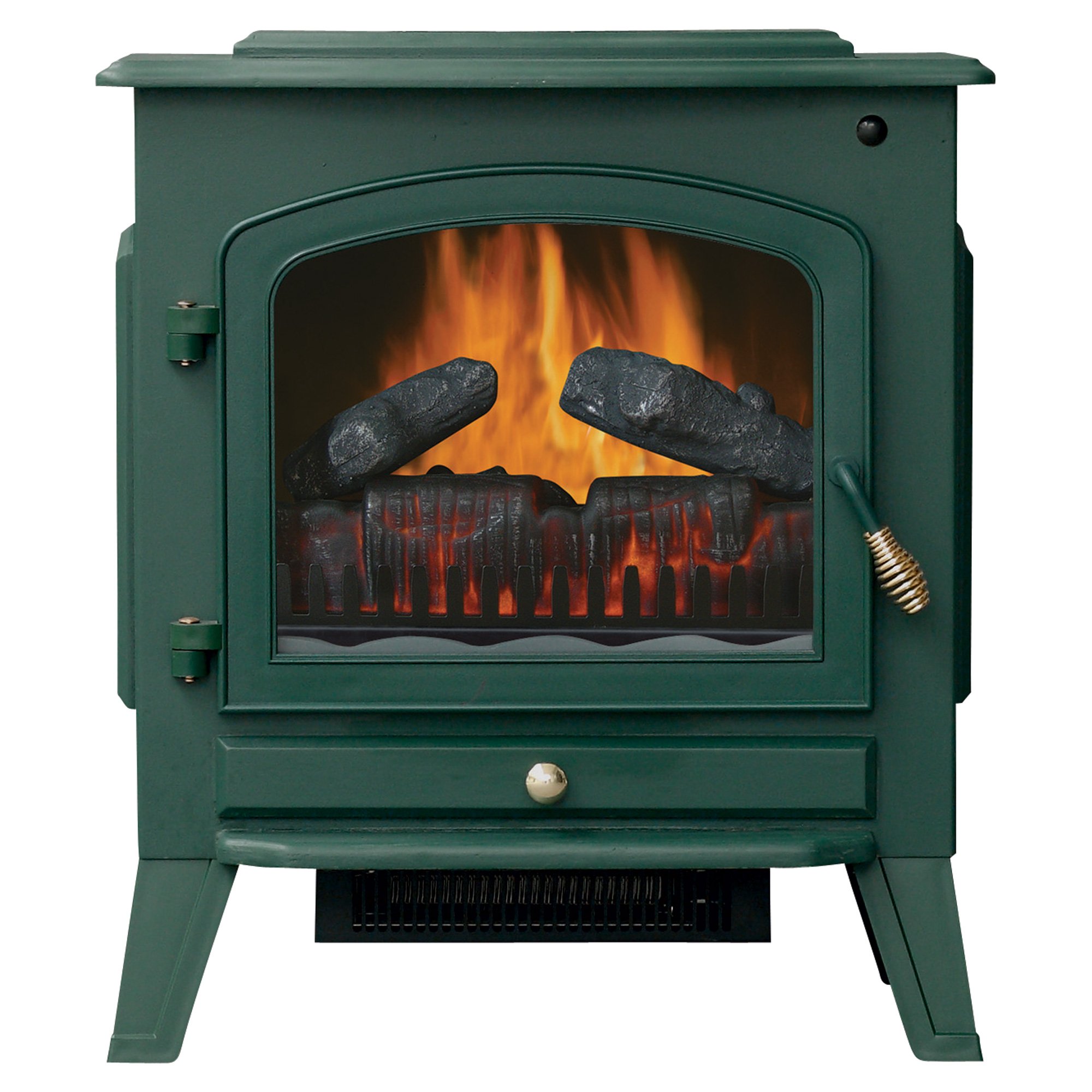 Electric Fireplace with Remote Control — 1500 Watts, Green, Model#  SH-NDF17-GR | Northern Tool