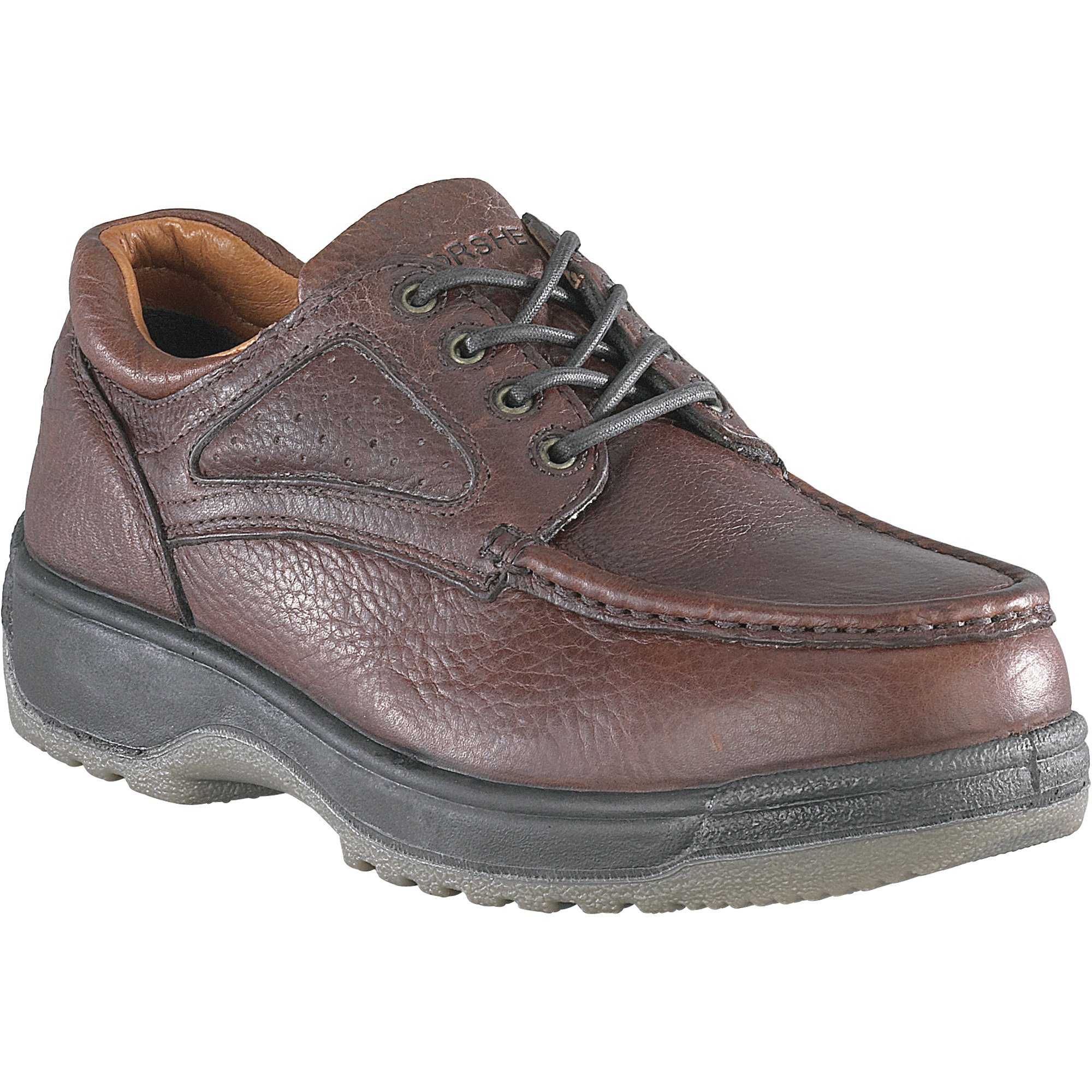 Florsheim Steel Toe Lace-Up Oxford Work Shoes — Dark Brown, Model ...