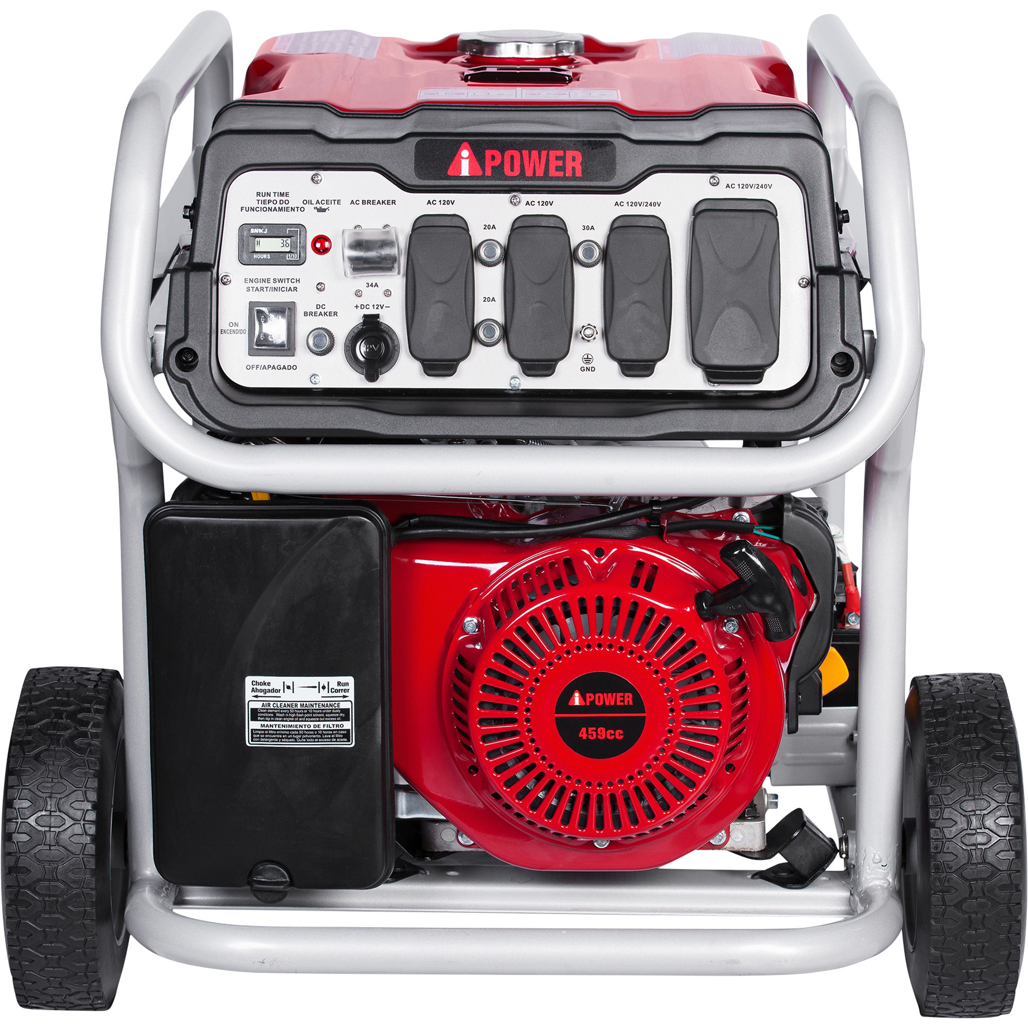 AiPower Portable Generator — 12,000 Surge Watts, 9000 Rated Watts, Electric Start, EPA