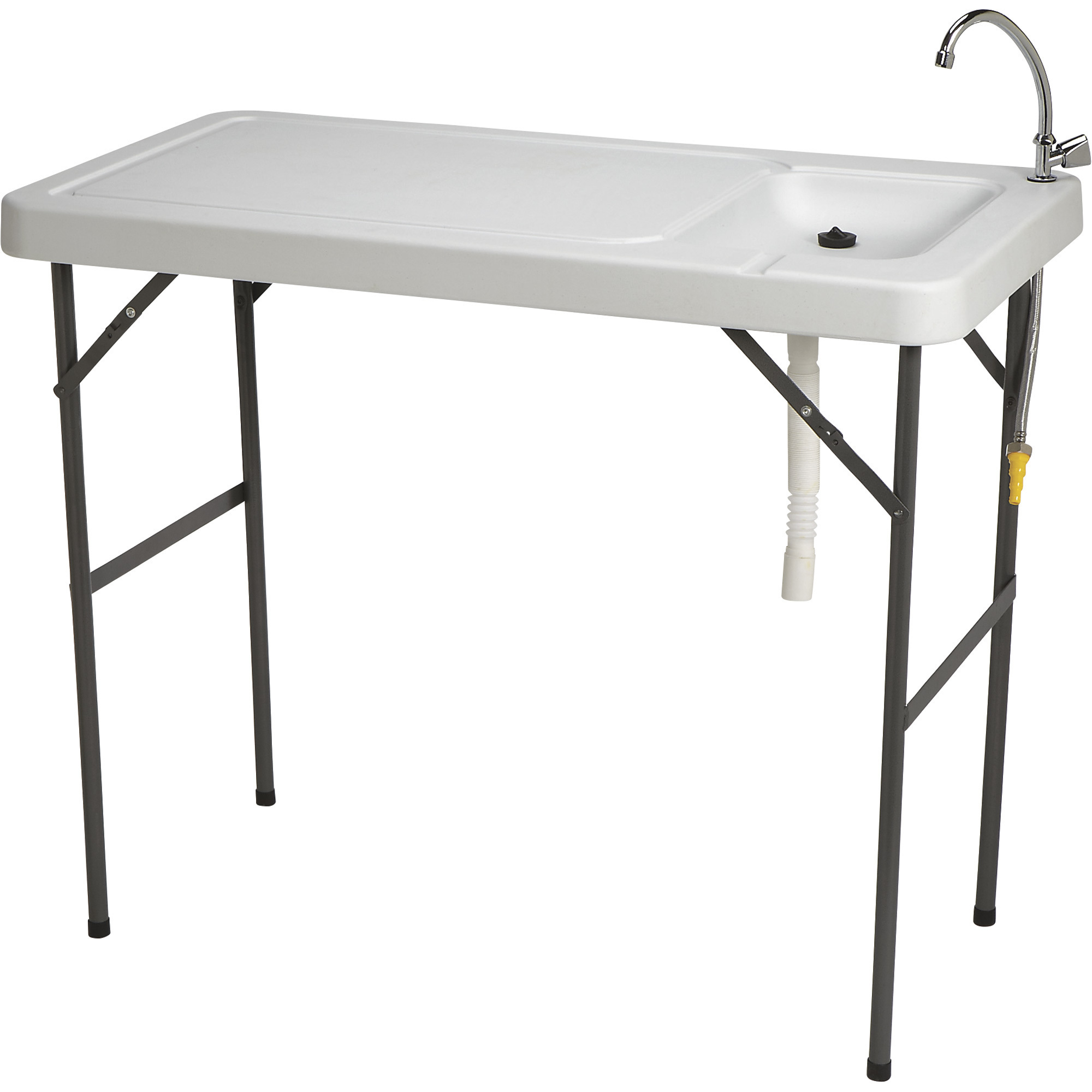 Fish Cleaning Camp Table With Faucet