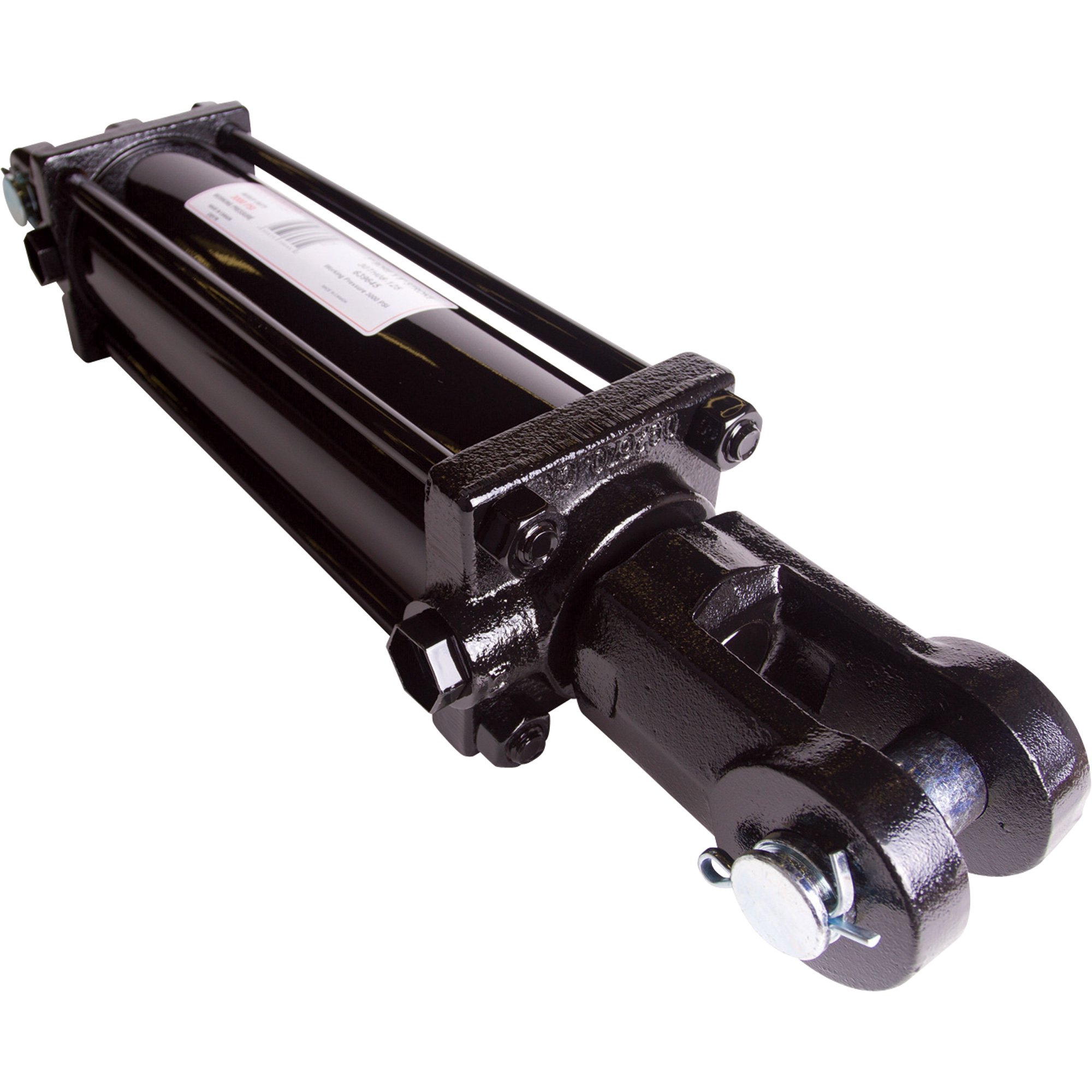 Lion Hydraulics Lynx LH Tie-Rod Cylinder — 3,000 PSI, 2 1/2in. Bore, 8in. Stroke, ASAE Threaded Shaft, Model# 25LH08-112 ASAE