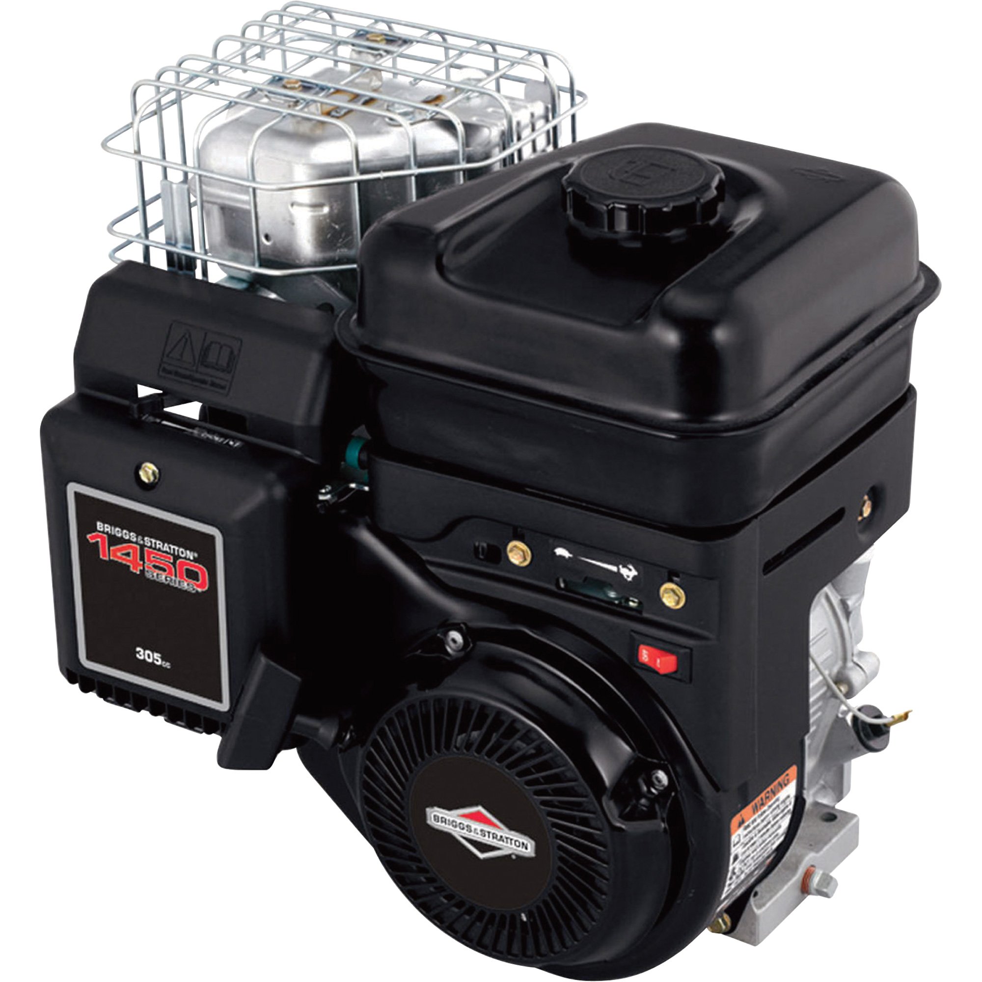 Briggs & Stratton 1450 Series Horizontal OHV Engine with Electric Start — 305cc, 1in. x 3 21/32in. Shaft, Model# 20S237-0042-F1