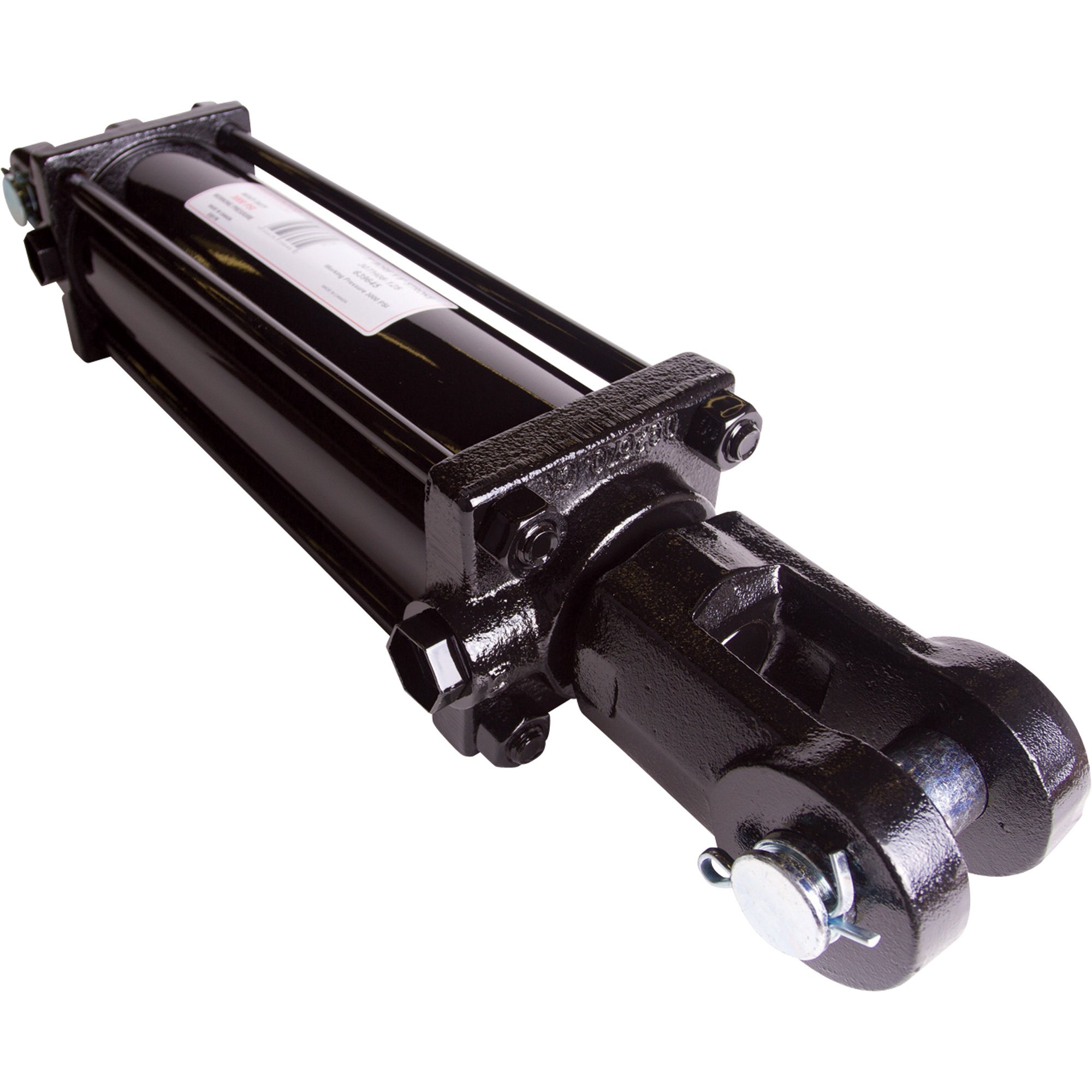 Lion Hydraulics LION TH Standard Tie-Rod Cylinder — 3,000 PSI, 3.5in. Bore, 8in. Stroke, Model# 35TH08-125 ORB INLN B